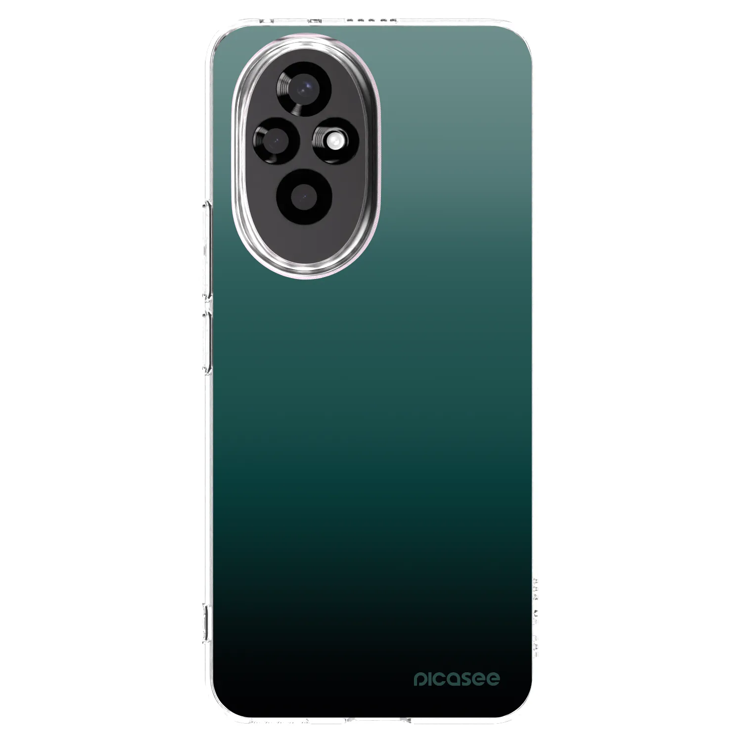 Picasee silikonowe przeźroczyste etui na Honor 200 Pro 5G - Verdant Fade