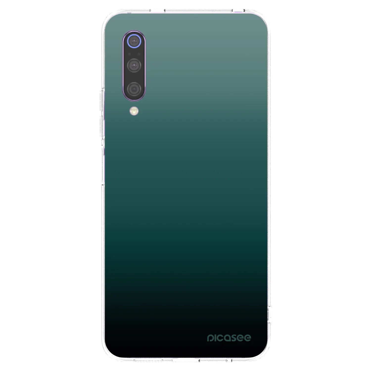 Picasee silikonowe przeźroczyste etui na Xiaomi Mi 9 - Verdant Fade
