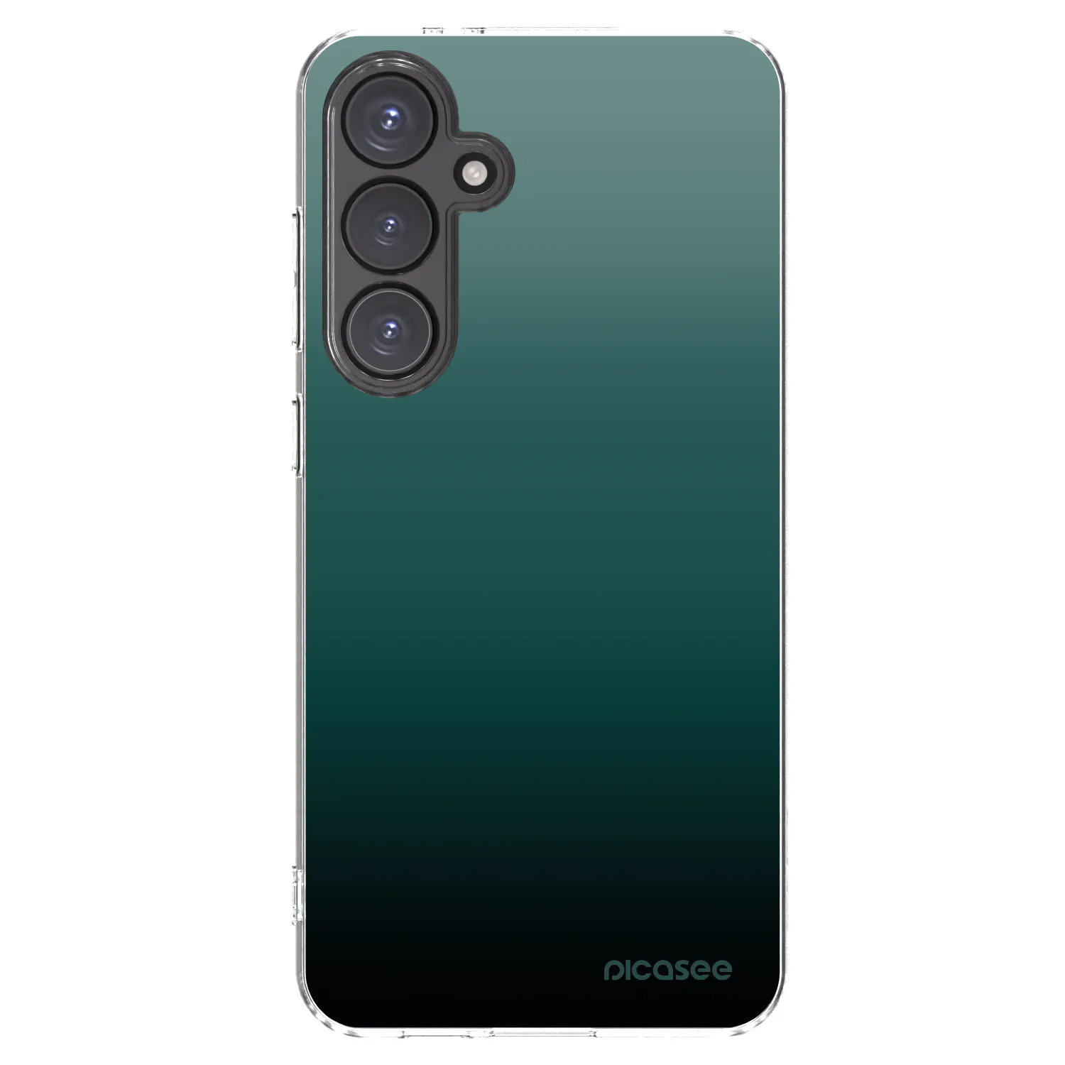 Picasee silikonowe przeźroczyste etui na Samsung Galaxy S24 FE S721B - Verdant Fade
