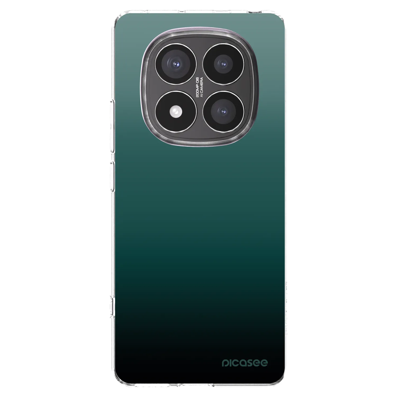 Picasee silikonowe przeźroczyste etui na Xiaomi Redmi Note 14 Pro+ 5G - Verdant Fade