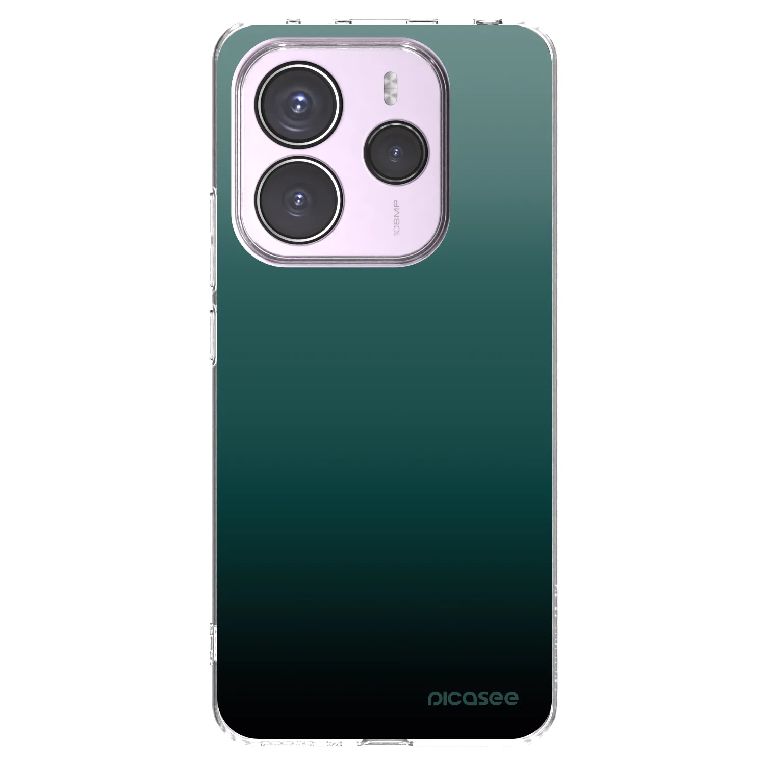 Picasee silikonowe przeźroczyste etui na Xiaomi Redmi Note 14 5G - Verdant Fade