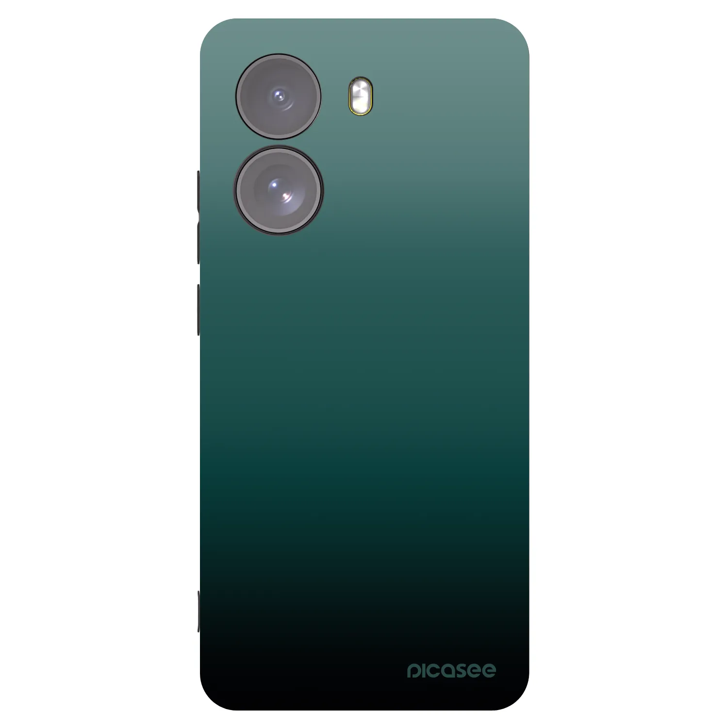 Picasee silikonowe czarne etui na Xiaomi Poco X7 - Verdant Fade