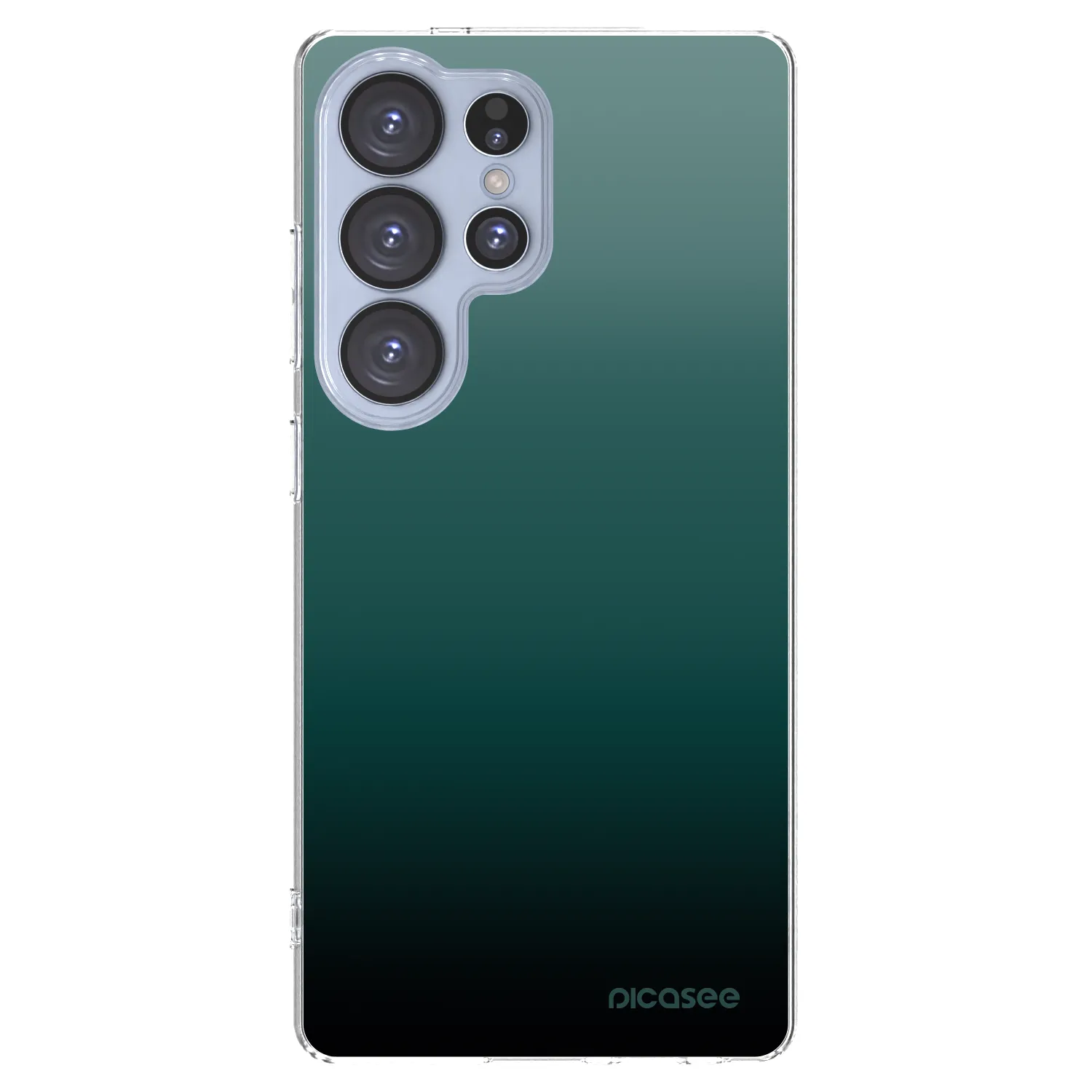 Picasee silikonowe przeźroczyste etui na Samsung Galaxy S25 Ultra 5G - Verdant Fade