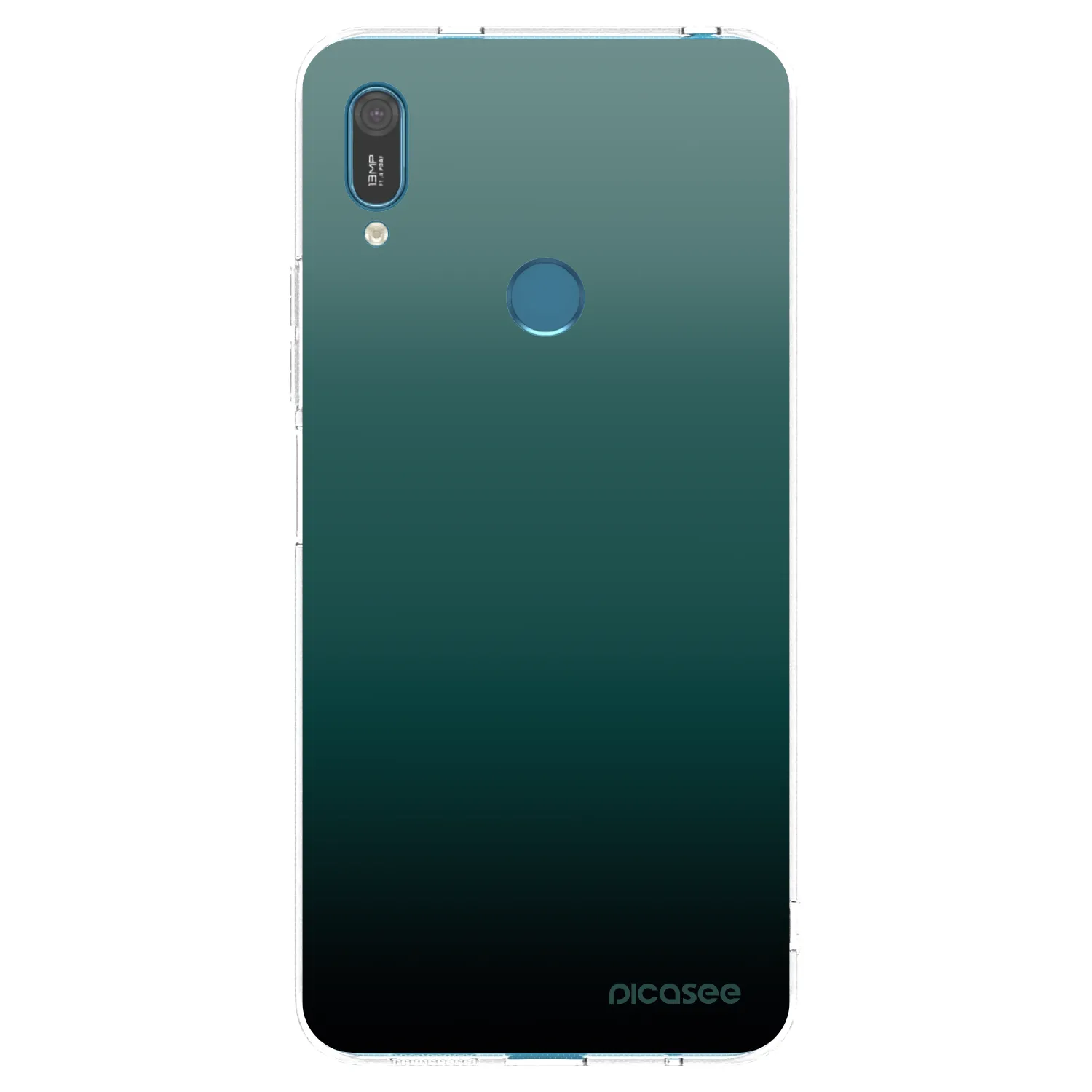 Picasee silikonowe przeźroczyste etui na Huawei Y7 2019 - Verdant Fade