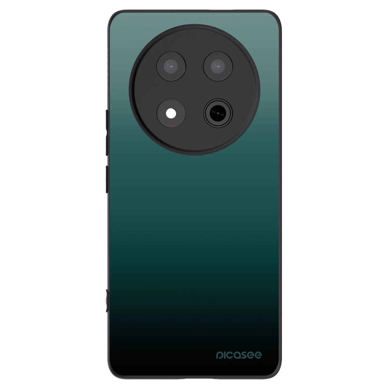 Picasee silikonowe czarne etui na Honor Magic7 Lite 5G - Verdant Fade