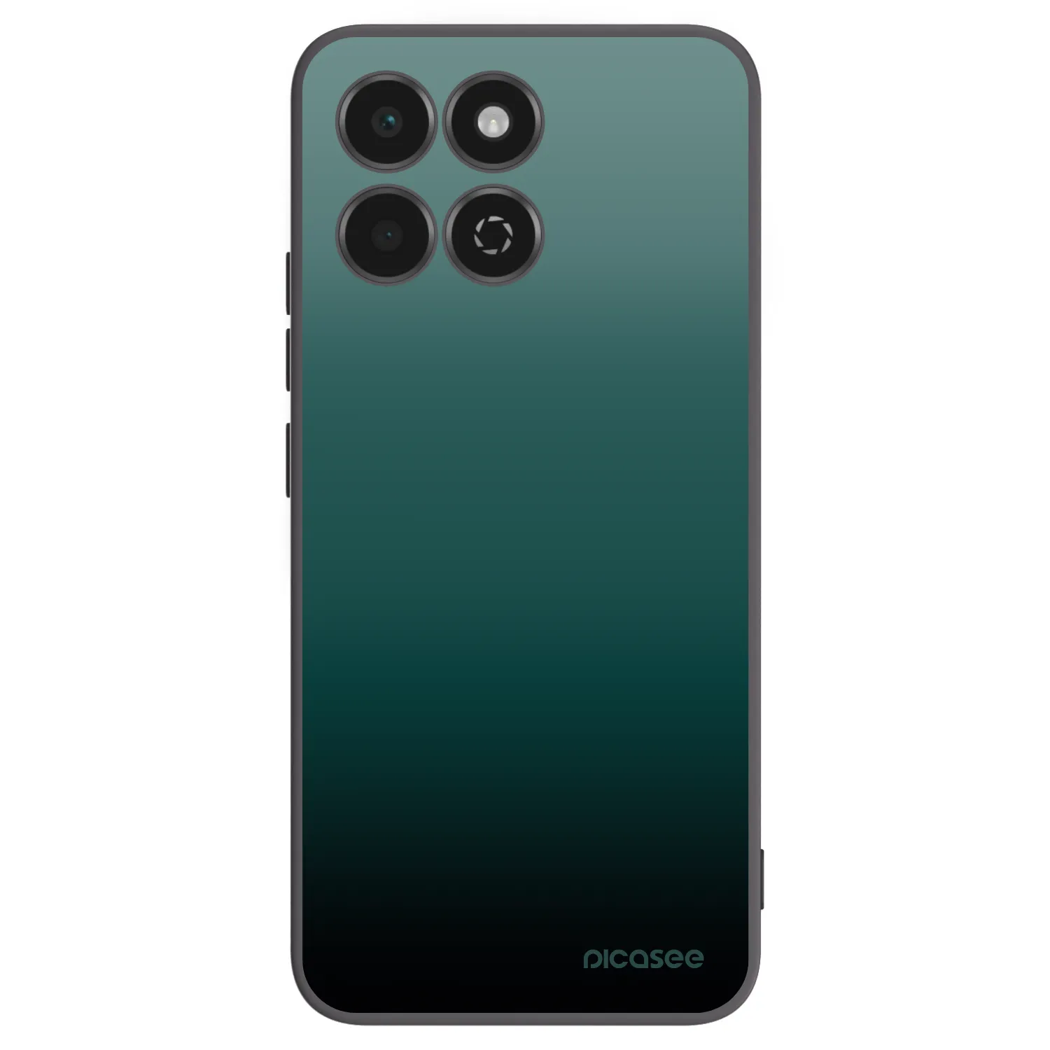 Picasee silikonowe czarne etui na Honor 200 Smart 5G - Verdant Fade