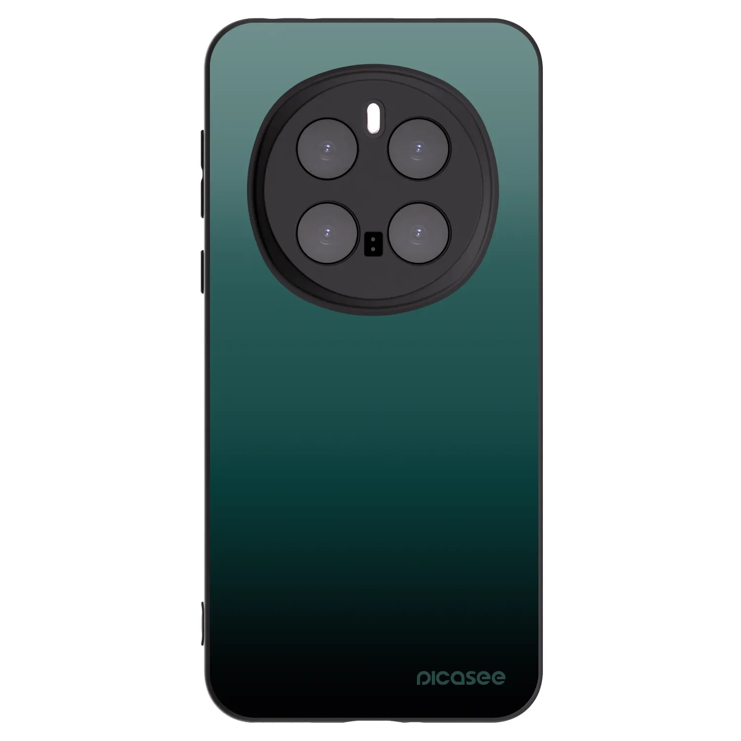Picasee silikonowe czarne etui na Honor Magic7 Pro 5G - Verdant Fade