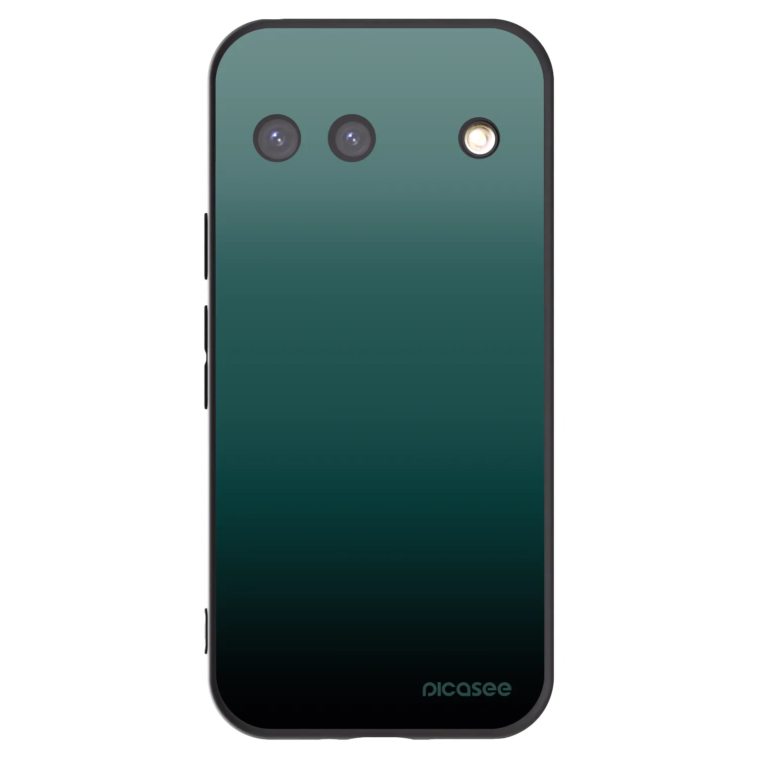 Picasee silikonowe czarne etui na Google Pixel 9 - Verdant Fade