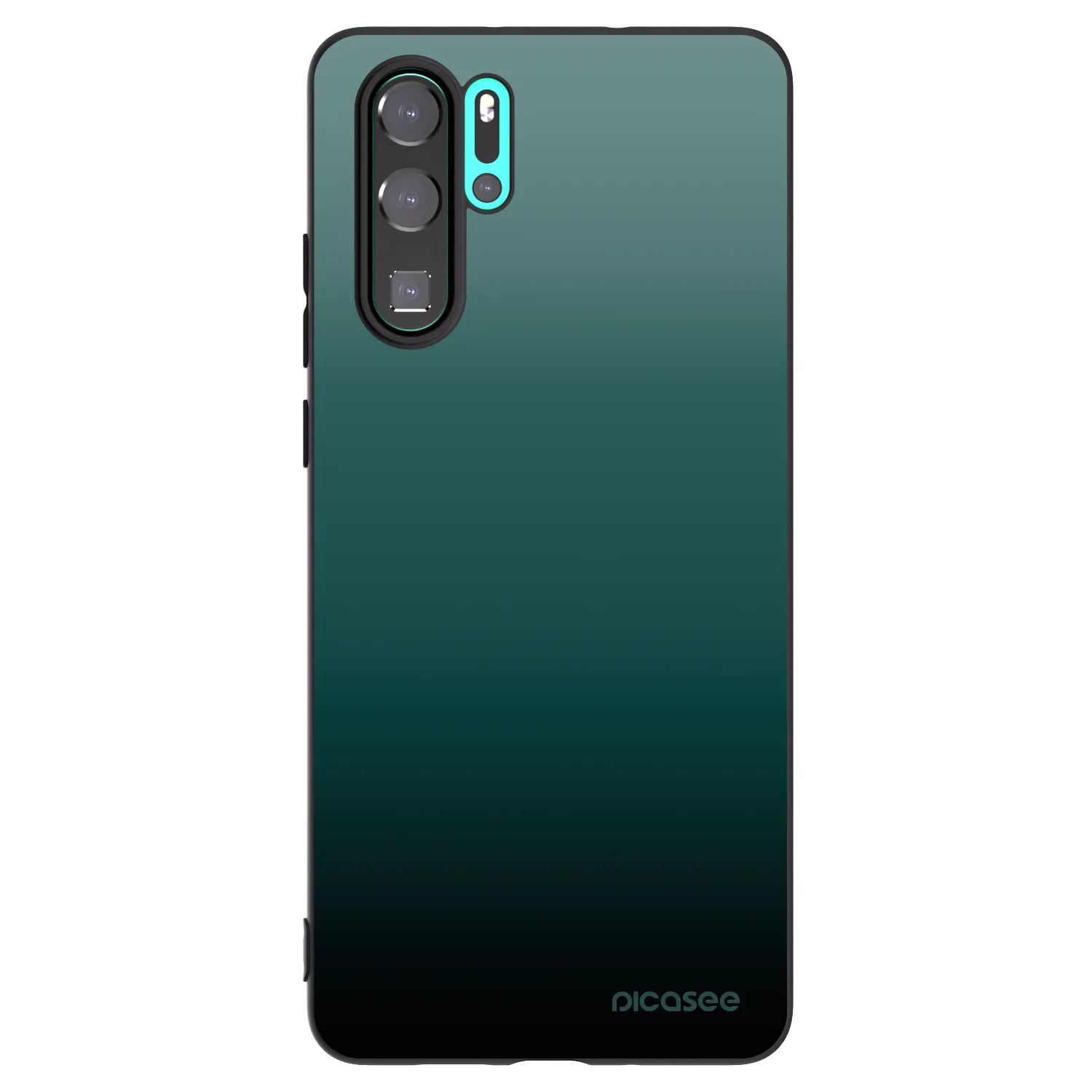 Picasee silikonowe czarne etui na Huawei P30 Pro - Verdant Fade