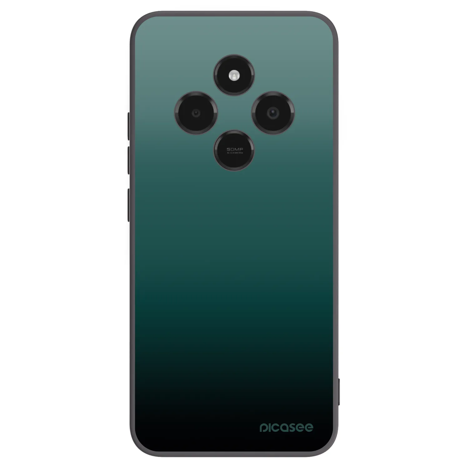 Picasee silikonowe czarne etui na Xiaomi Poco C75 - Verdant Fade
