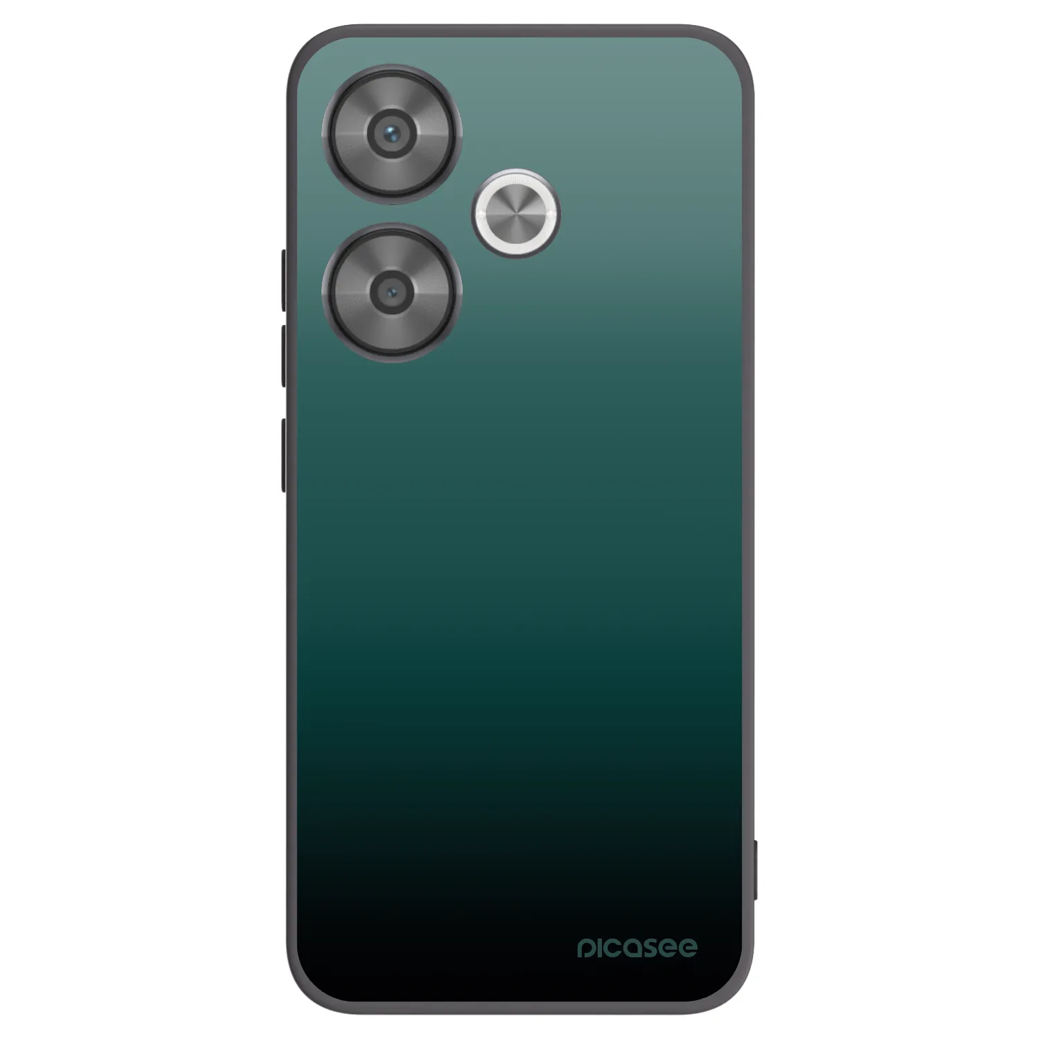 Picasee silikonowe czarne etui na Xiaomi Poco F6 - Verdant Fade