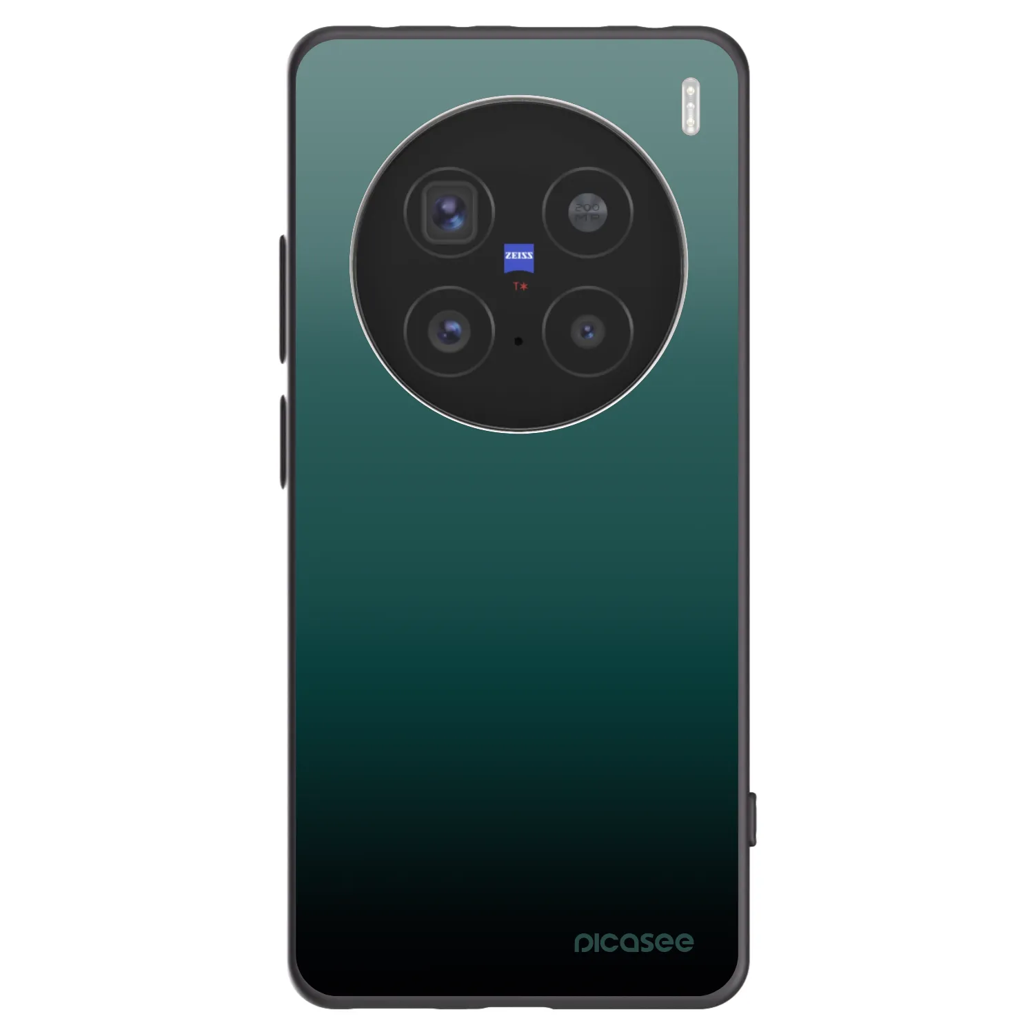 Picasee silikonowe czarne etui na Vivo X200 Pro - Verdant Fade