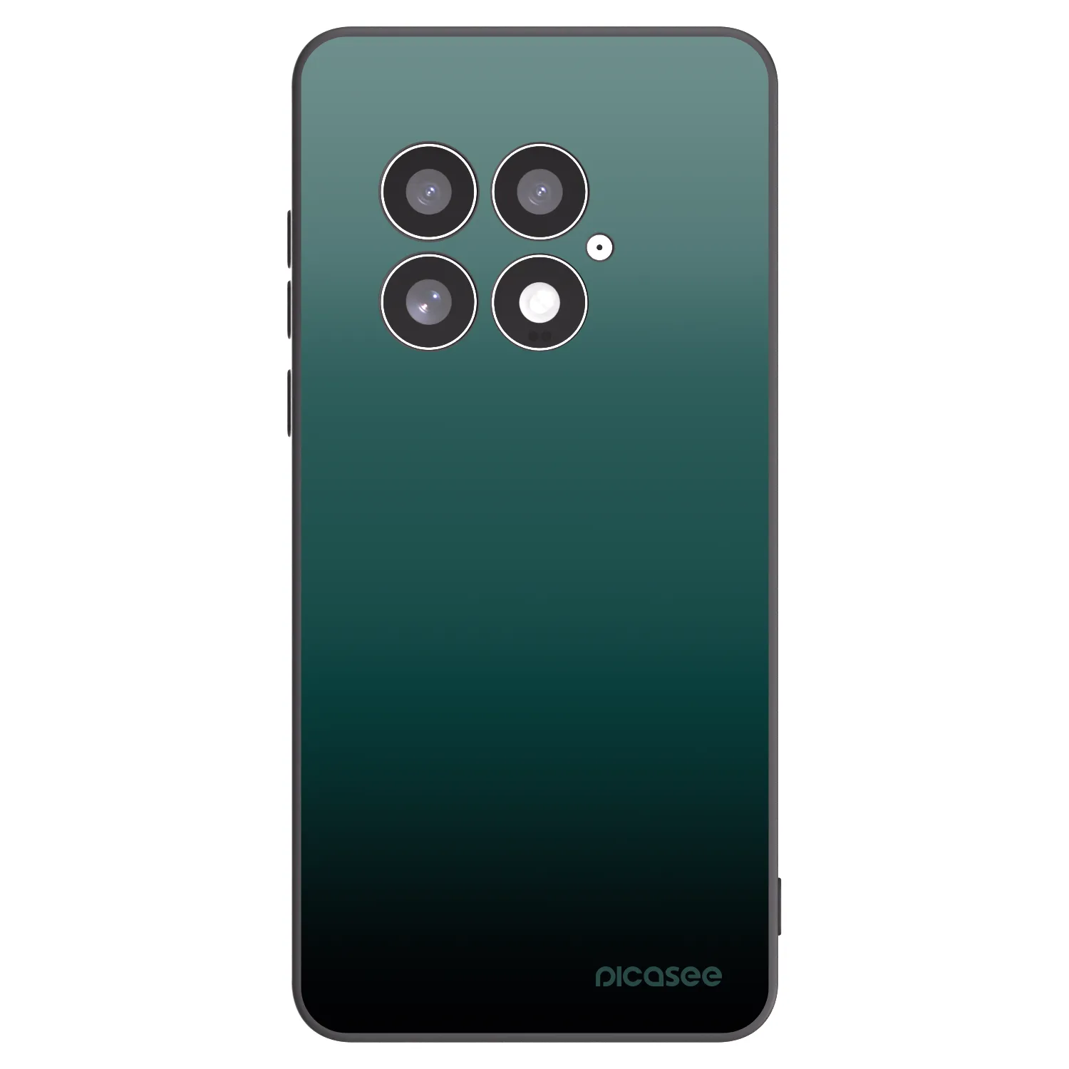 Picasee silikonowe czarne etui na OnePlus 13 5G - Verdant Fade