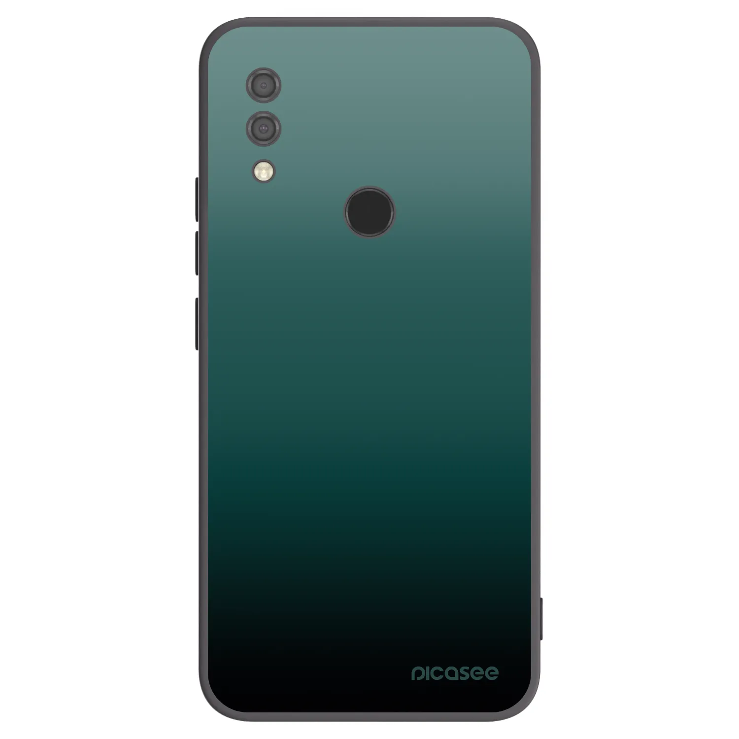 Picasee silikonowe czarne etui na Xiaomi Redmi 7 - Verdant Fade