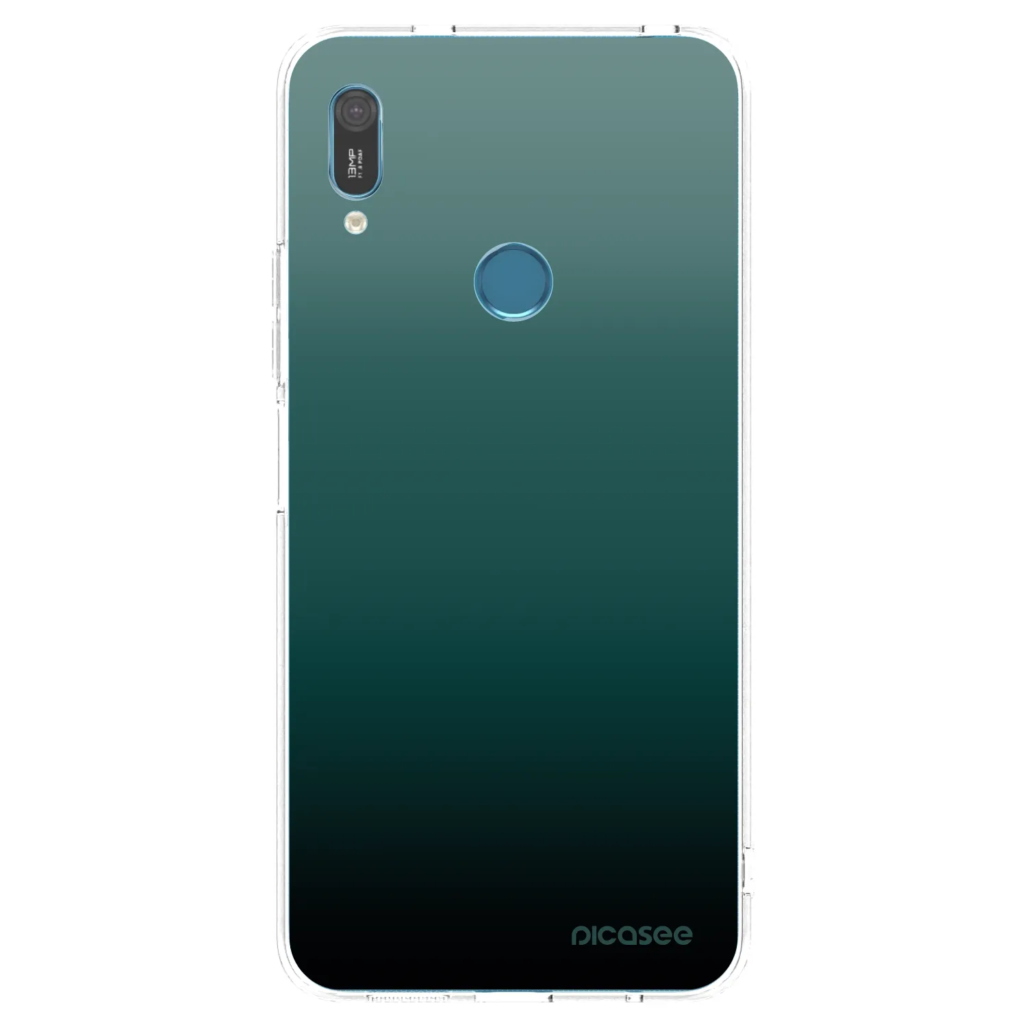 Picasee silikonowe przeźroczyste etui na Huawei Y6 2019 - Verdant Fade