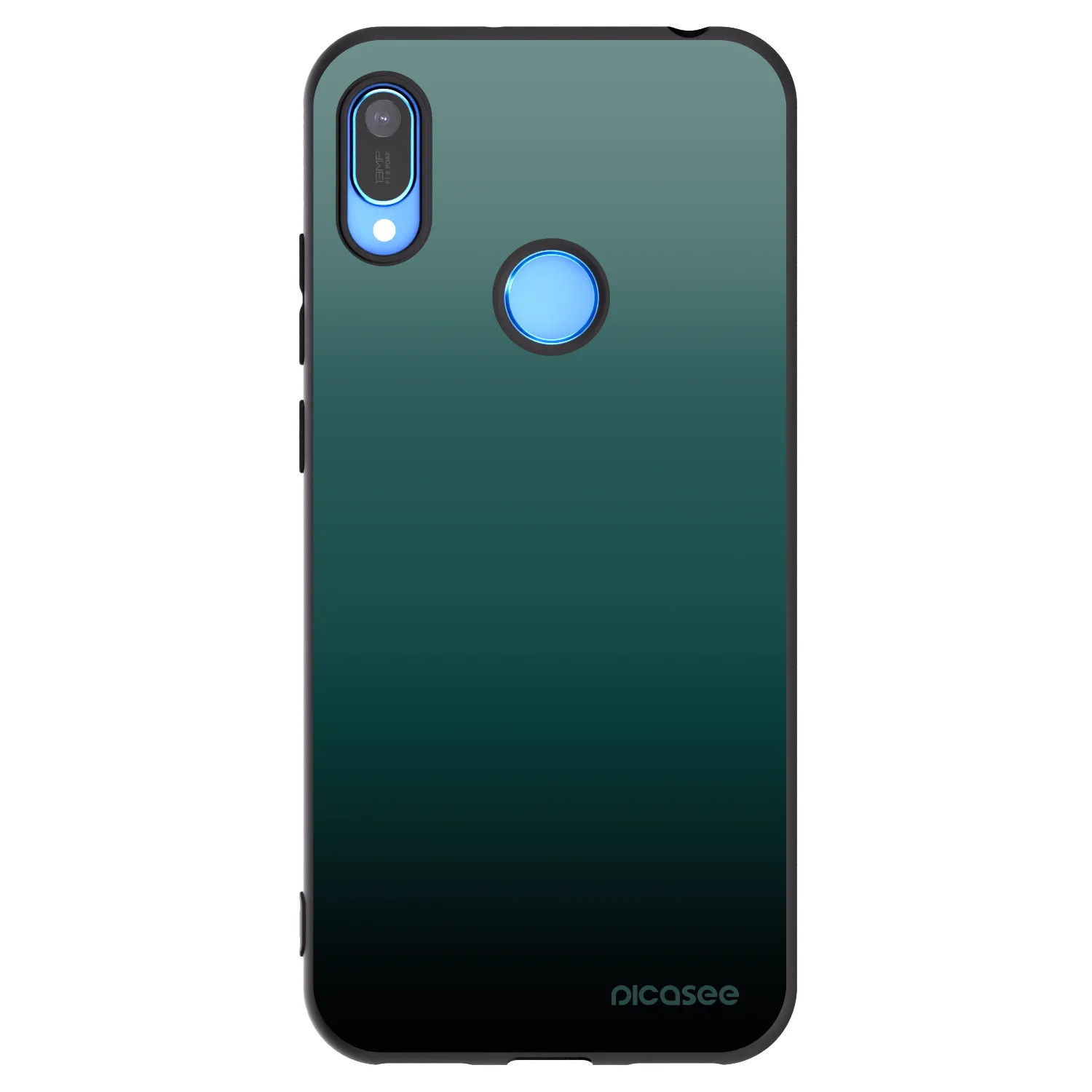 Picasee silikonowe czarne etui na Huawei Y6 2019 - Verdant Fade