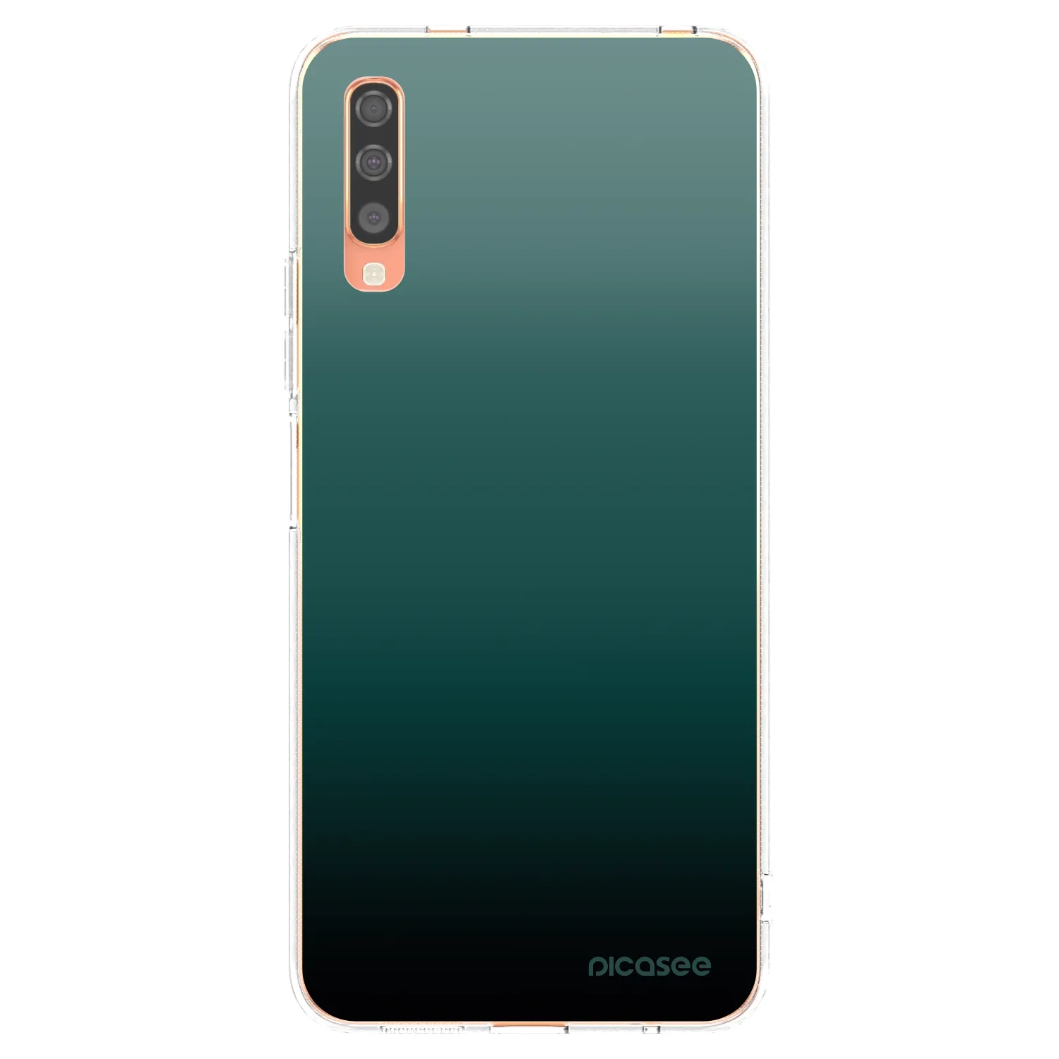 Picasee silikonowe przeźroczyste etui na Samsung Galaxy A70 A705F - Verdant Fade