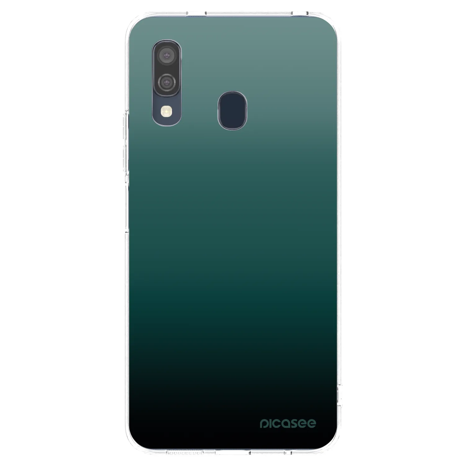 Picasee silikonowe przeźroczyste etui na Samsung Galaxy A40 A405F - Verdant Fade
