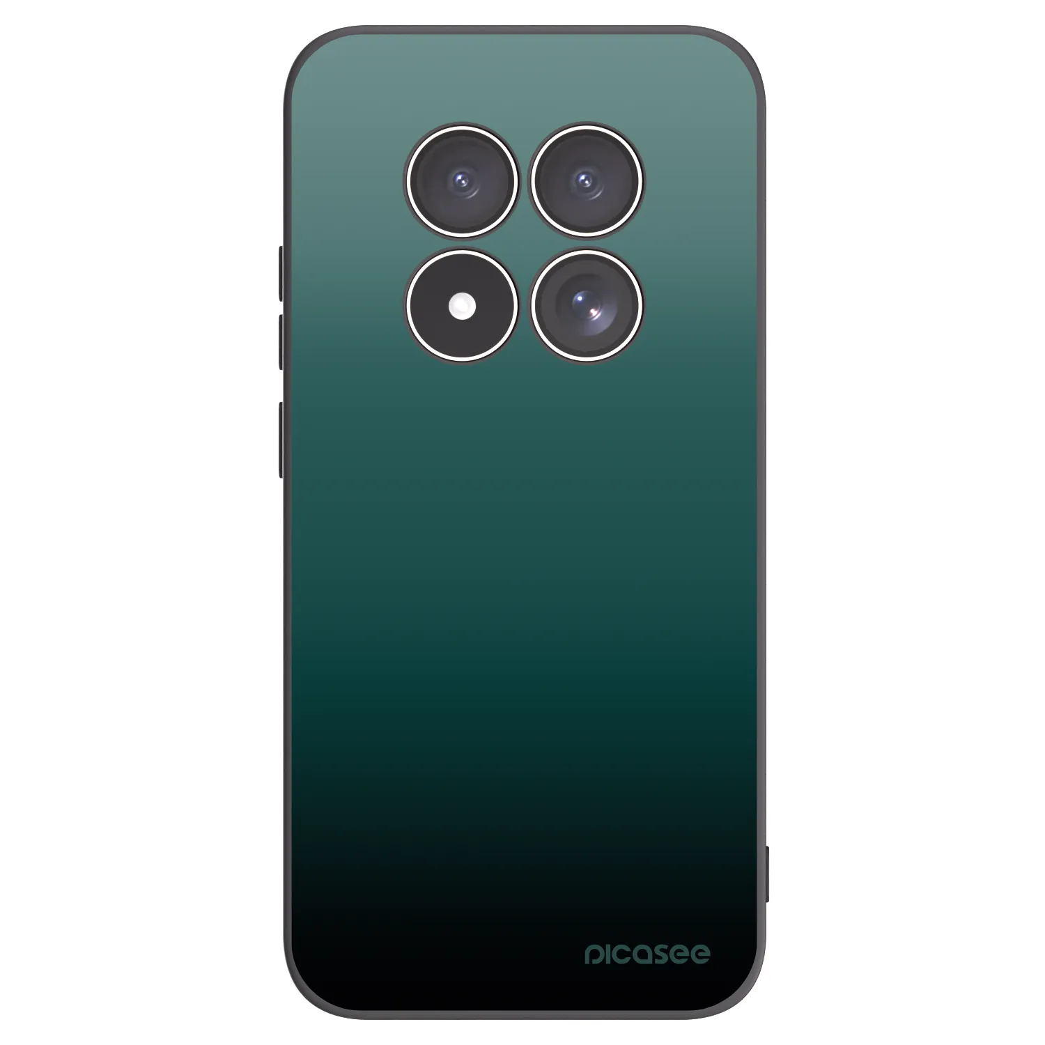 Picasee silikonowe czarne etui na Xiaomi Redmi Note 15 Pro 4G - Verdant Fade