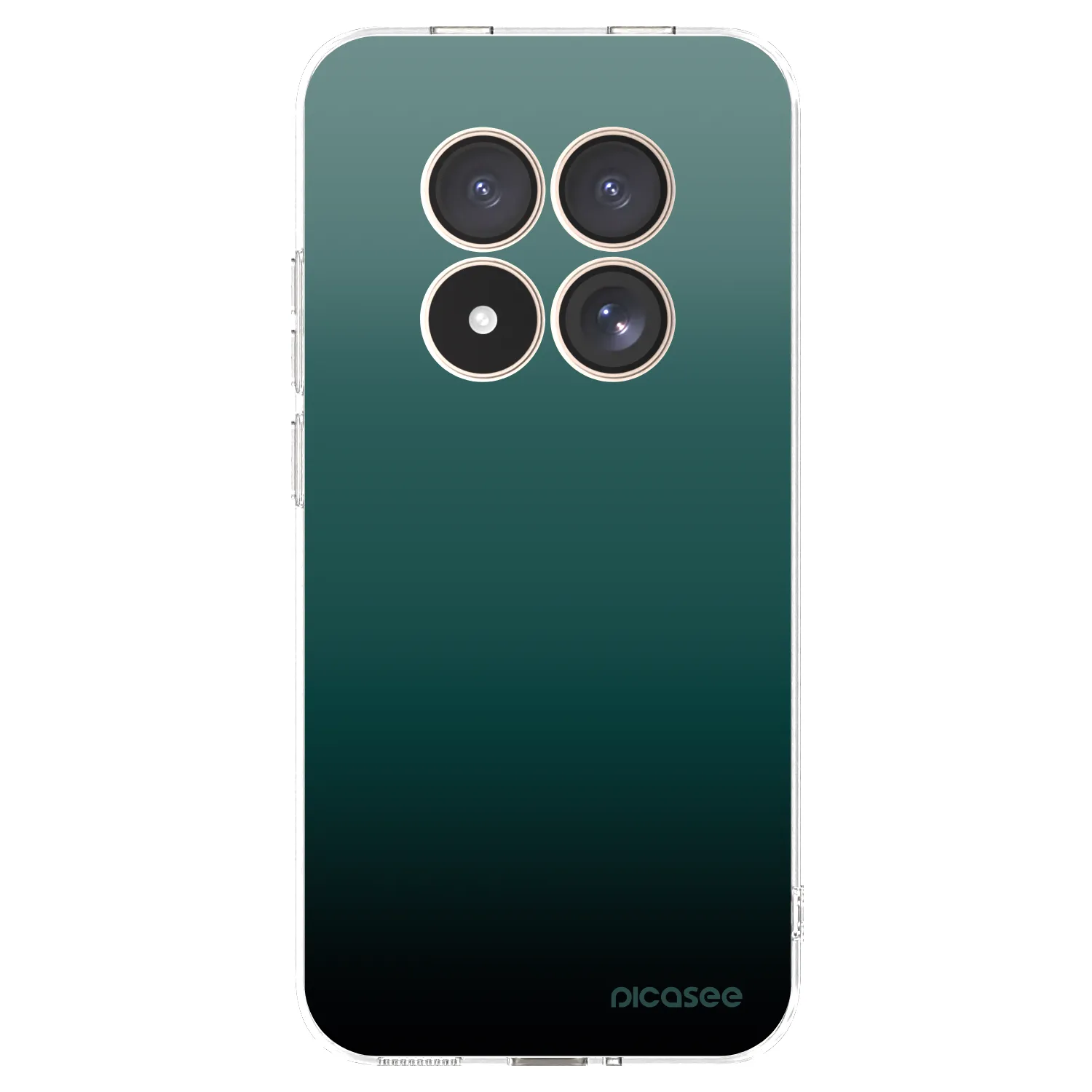 Picasee silikonowe przeźroczyste etui na Xiaomi Redmi Note 15 Pro 4G - Verdant Fade