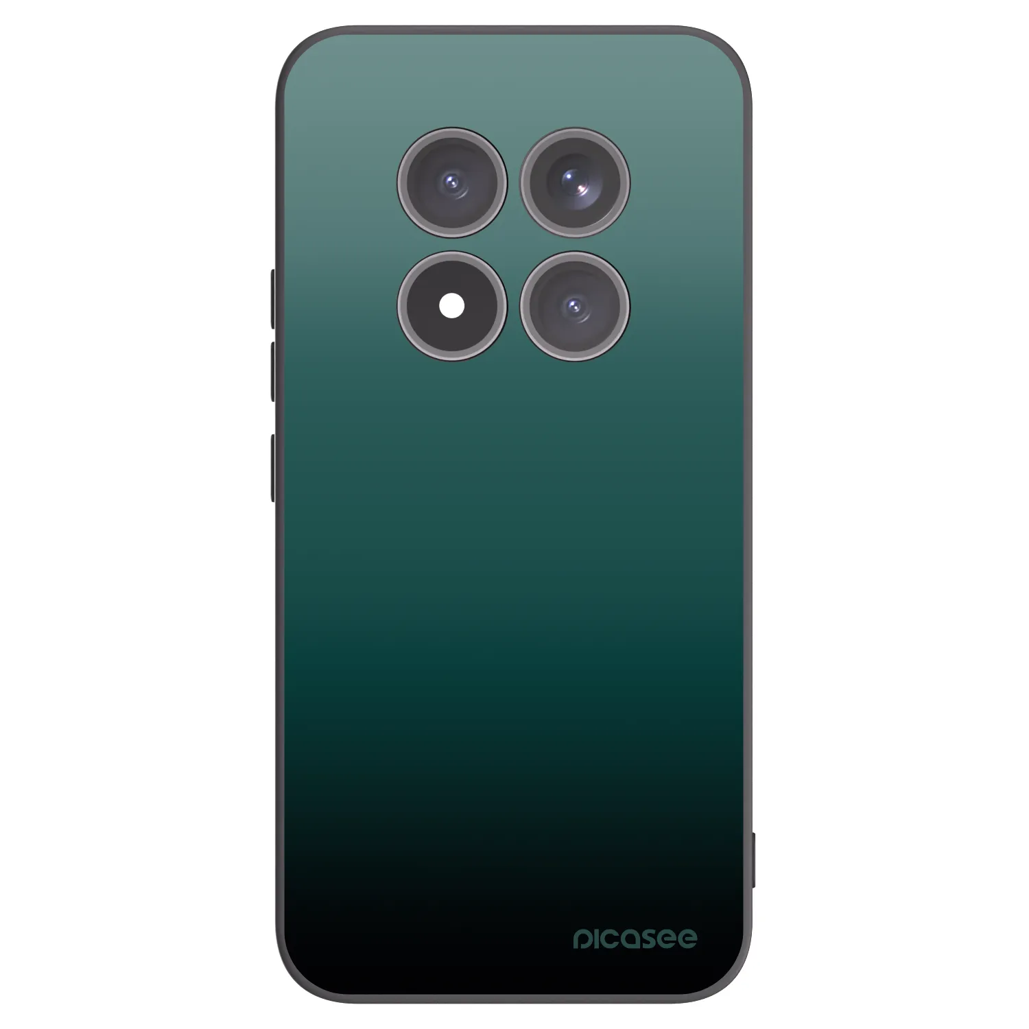 Picasee silikonowe czarne etui na Xiaomi Redmi Note 15 Pro+ - Verdant Fade