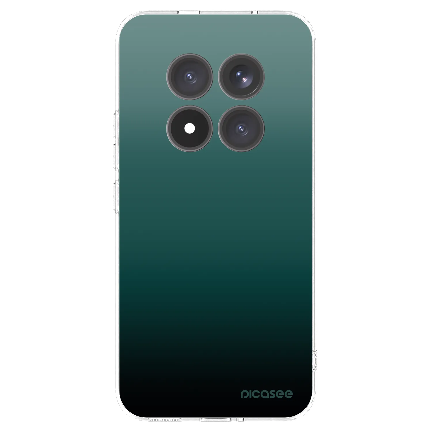 Picasee silikonowe przeźroczyste etui na Xiaomi Redmi Note 15 Pro+ - Verdant Fade