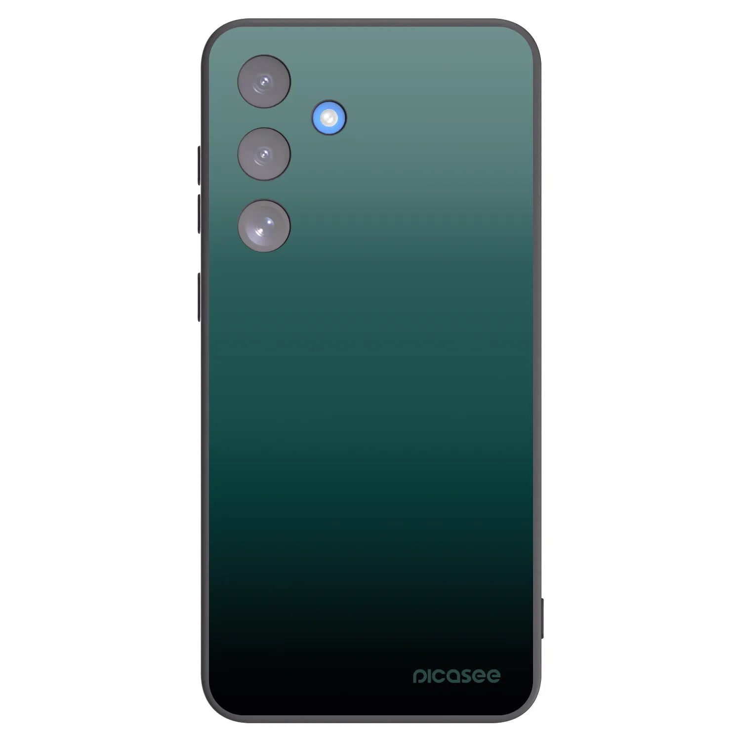 Picasee silikonowe czarne etui na Samsung Galaxy S25 FE 5G - Verdant Fade