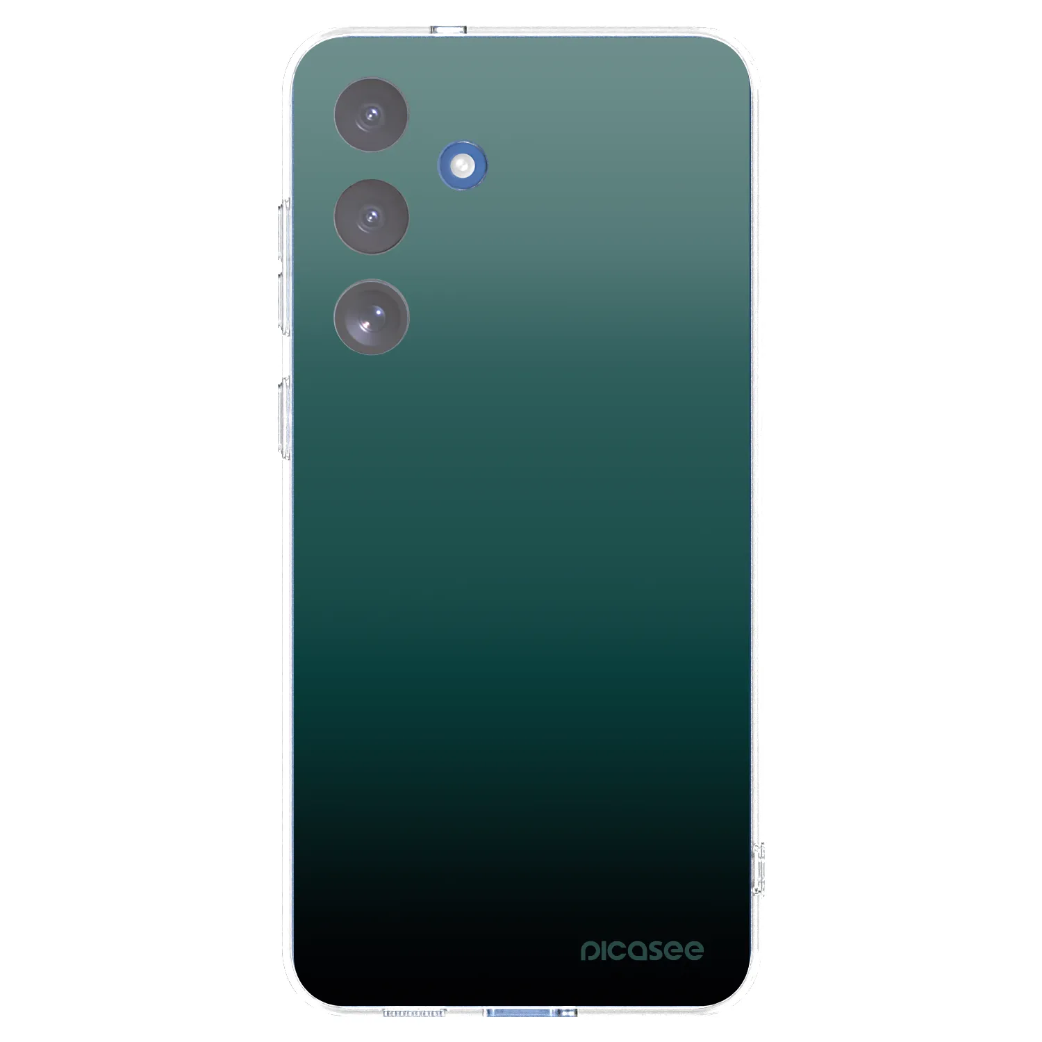 Picasee silikonowe przeźroczyste etui na Samsung Galaxy S25 FE 5G - Verdant Fade