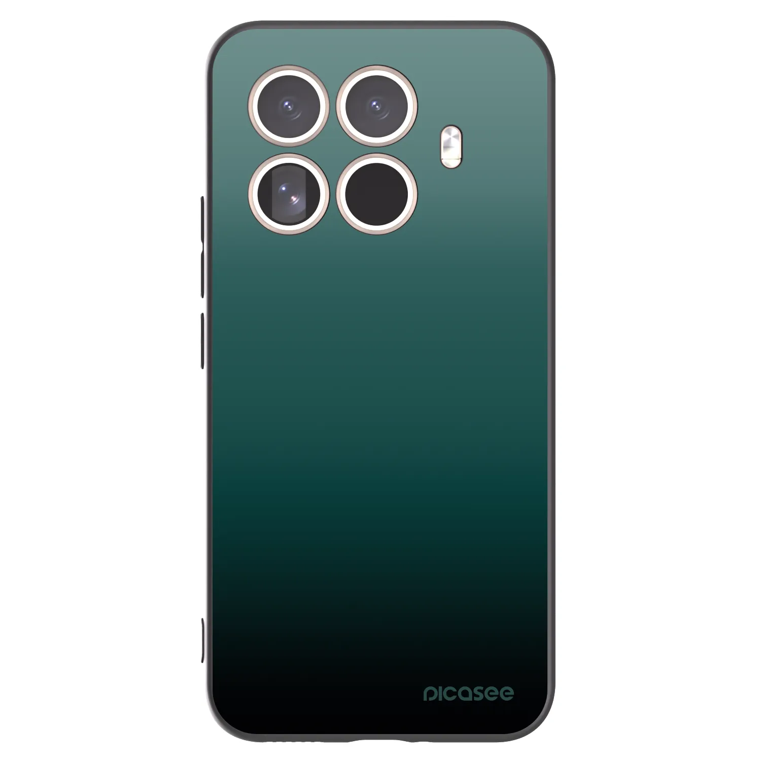 Picasee silikonowe czarne etui na Xiaomi 15T Pro - Verdant Fade