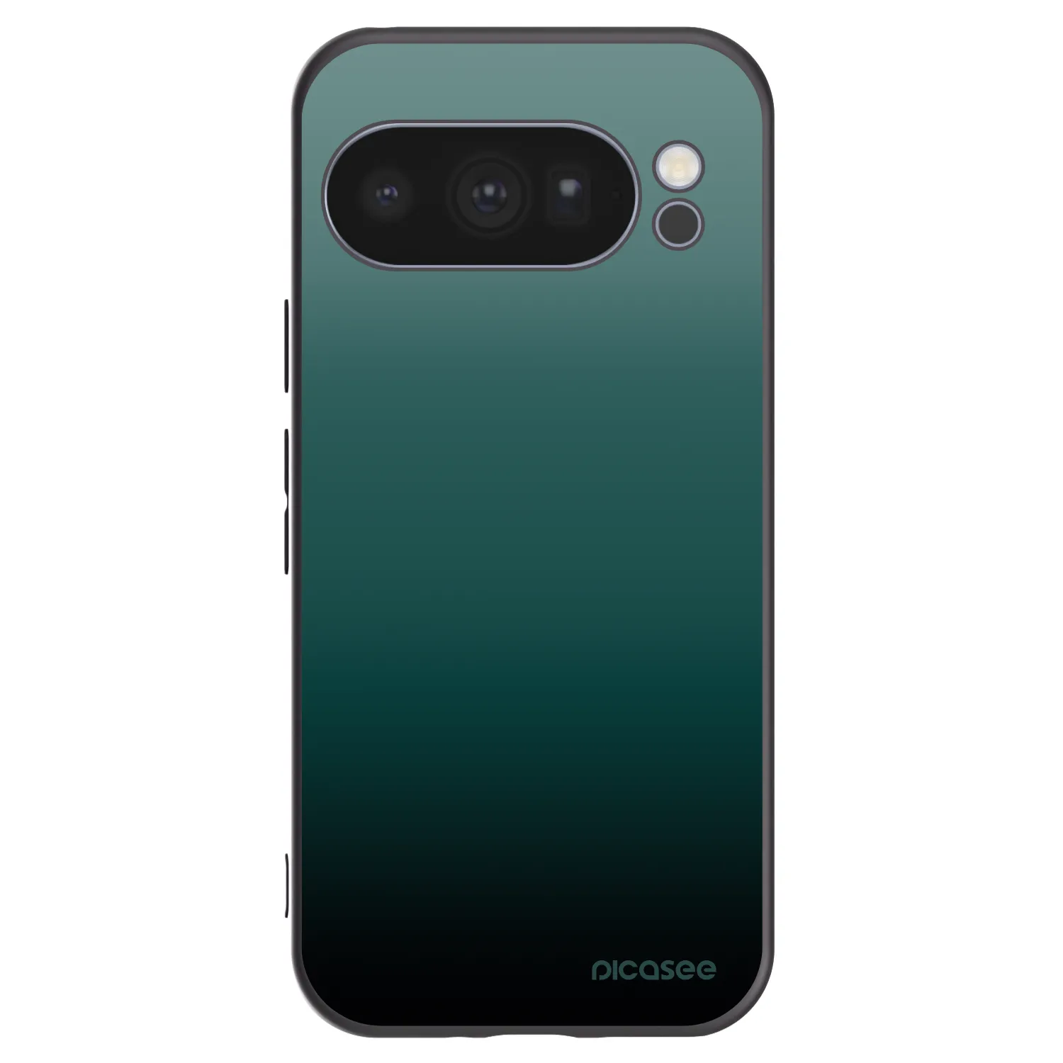 Picasee silikonowe czarne etui na Google Pixel 10 Pro - Verdant Fade