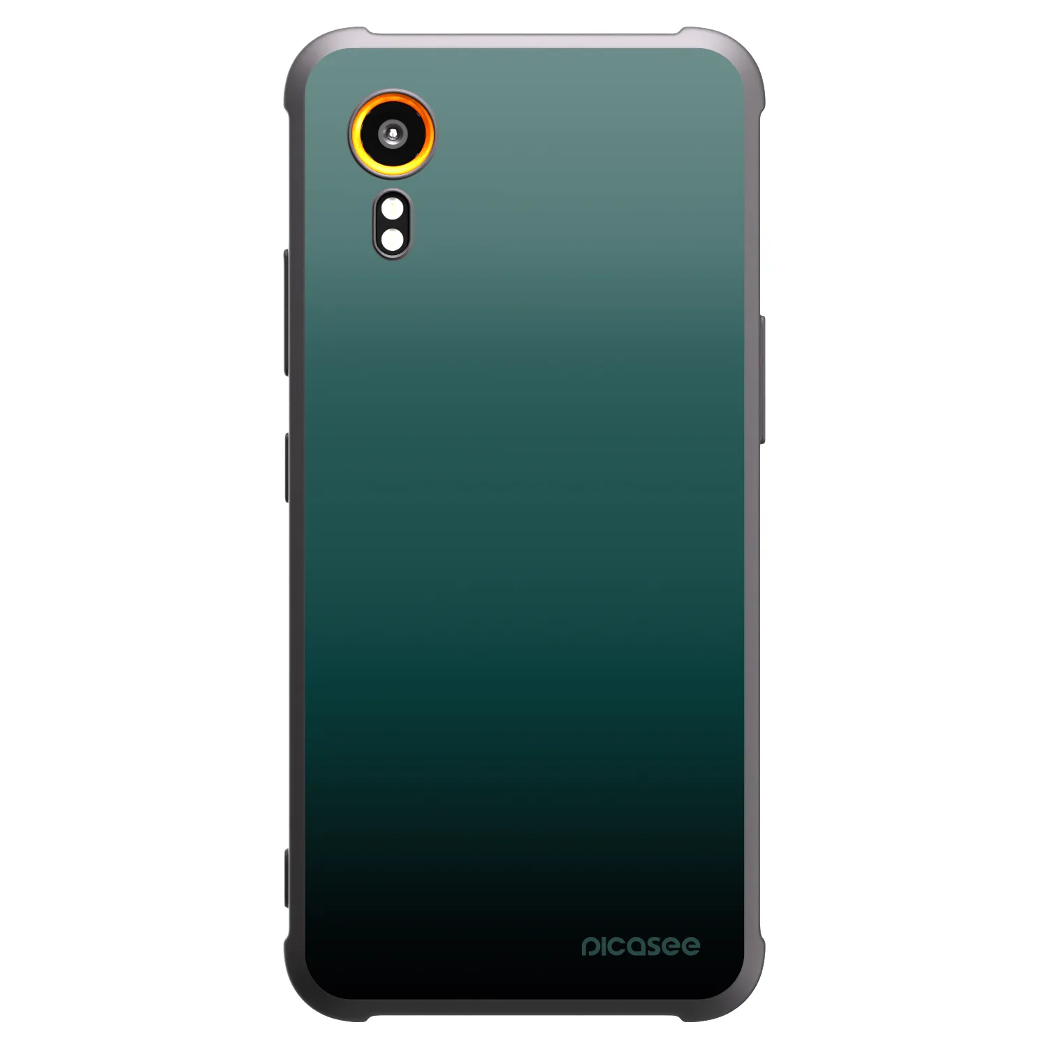 Picasee silikonowe czarne etui na Samsung Galaxy Xcover 7 - Verdant Fade