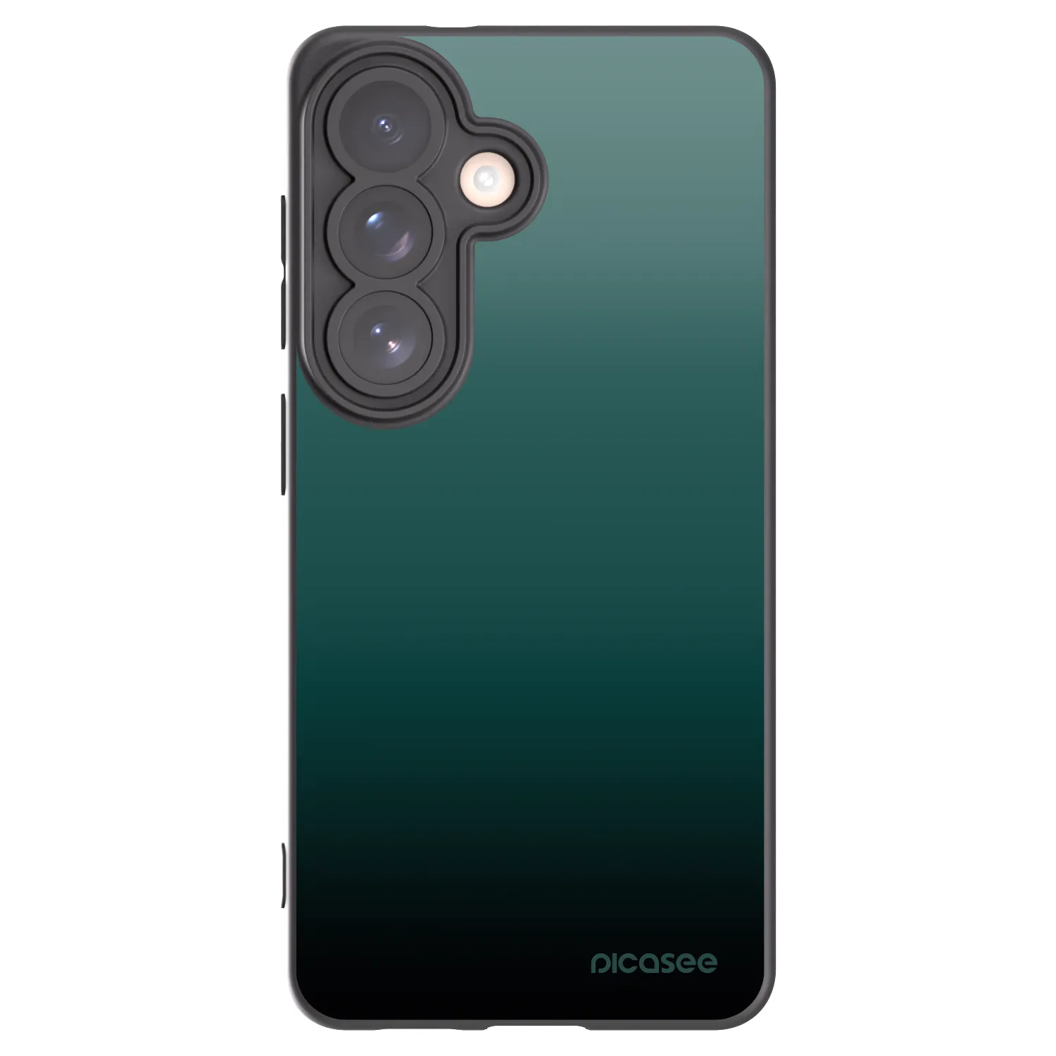 Picasee silikonowe czarne etui na Samsung Galaxy S26 - Verdant Fade