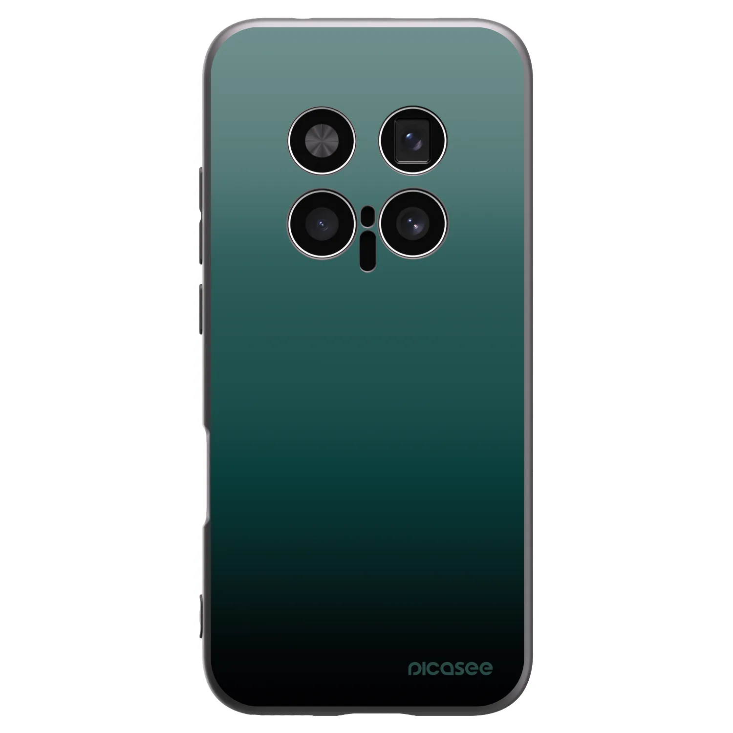 Picasee silikonowe czarne etui na Honor Magic8 Pro 5G - Verdant Fade
