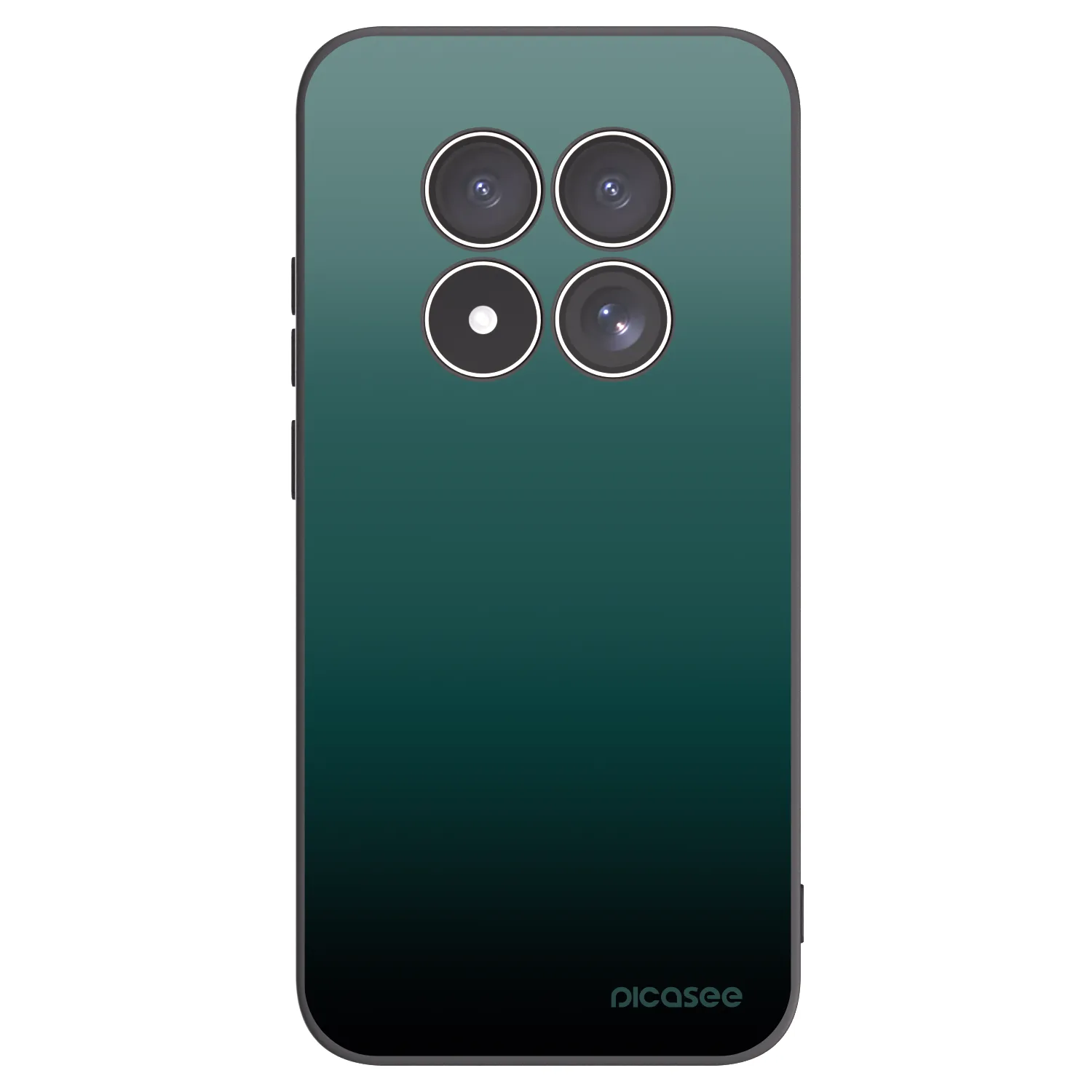 Picasee silikonowe czarne etui na Xiaomi Redmi Note 15 Pro 5G - Verdant Fade