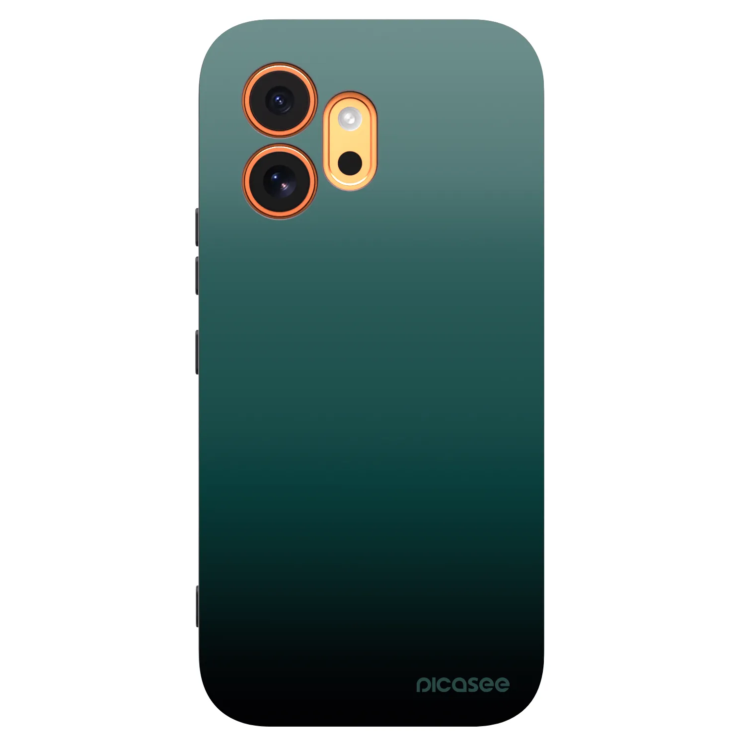Picasee silikonowe czarne etui na Honor 600 - Verdant Fade