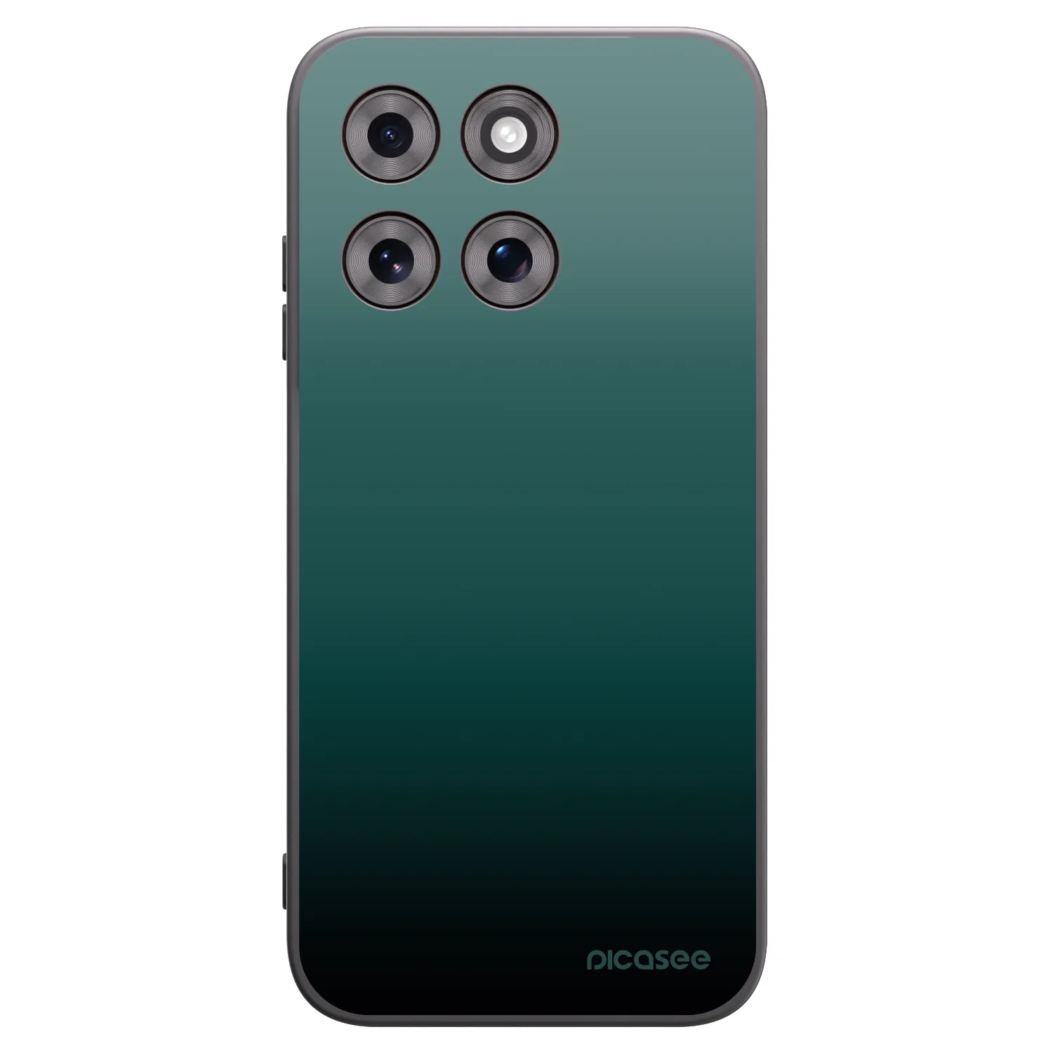 Picasee silikonowe czarne etui na Motorola Moto G77 - Verdant Fade