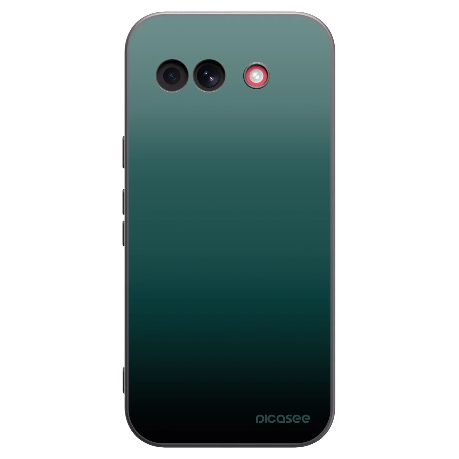 Picasee silikonowe czarne etui na Google Pixel 10a - Verdant Fade