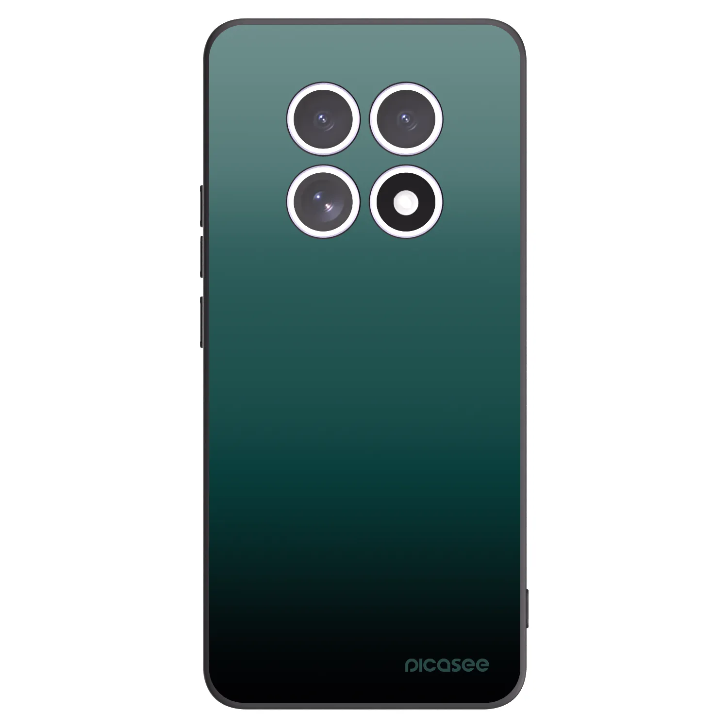 Picasee silikonowe czarne etui na Xiaomi Redmi Note 15 5G - Verdant Fade