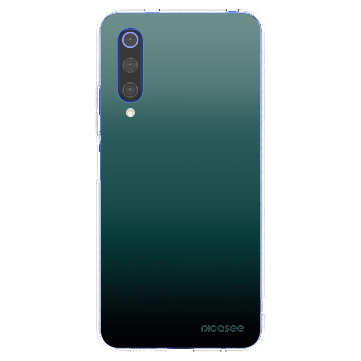Picasee silikonowe przeźroczyste etui na Xiaomi Mi 9 SE - Verdant Fade