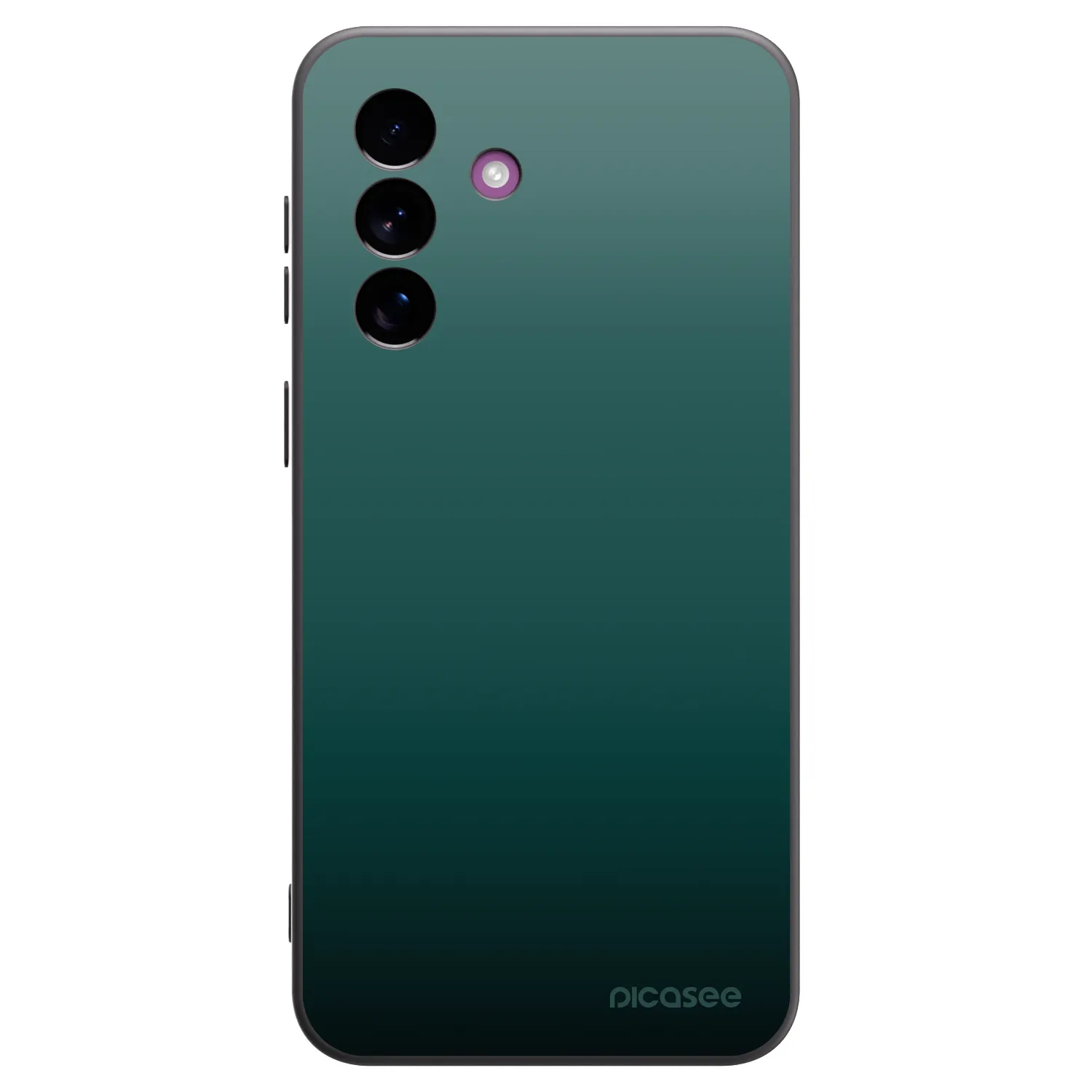 Picasee silikonowe czarne etui na Samsung Galaxy A37 - Verdant Fade