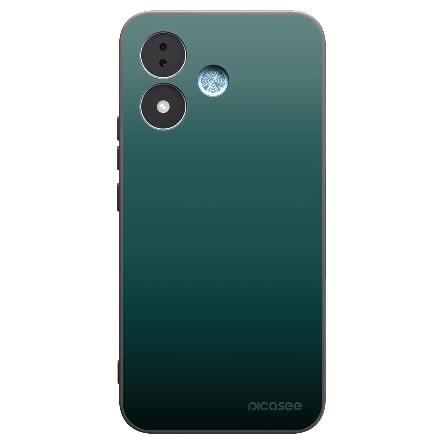 Picasee silikonowe czarne etui na Xiaomi Redmi Note 17 5G - Verdant Fade