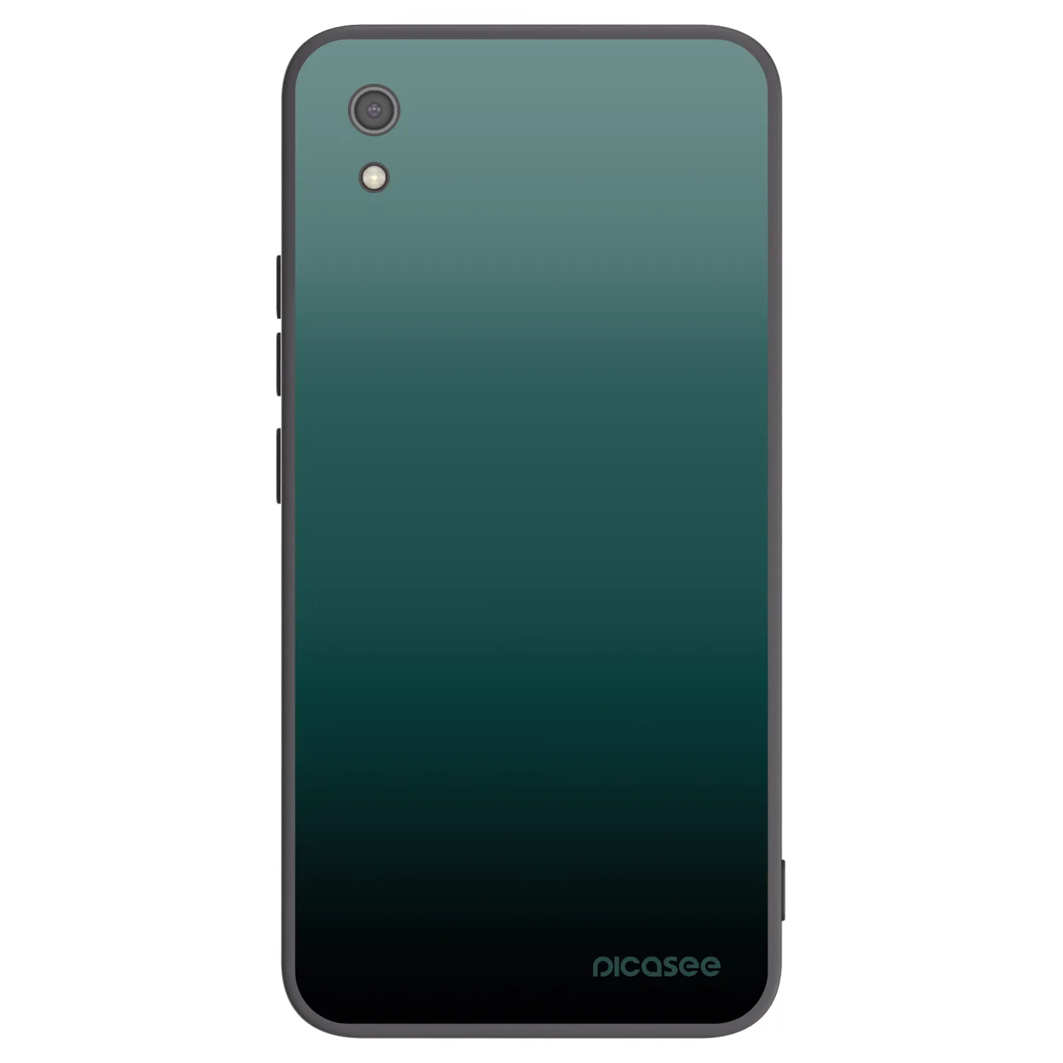 Picasee silikonowe czarne etui na Xiaomi Redmi 7A - Verdant Fade