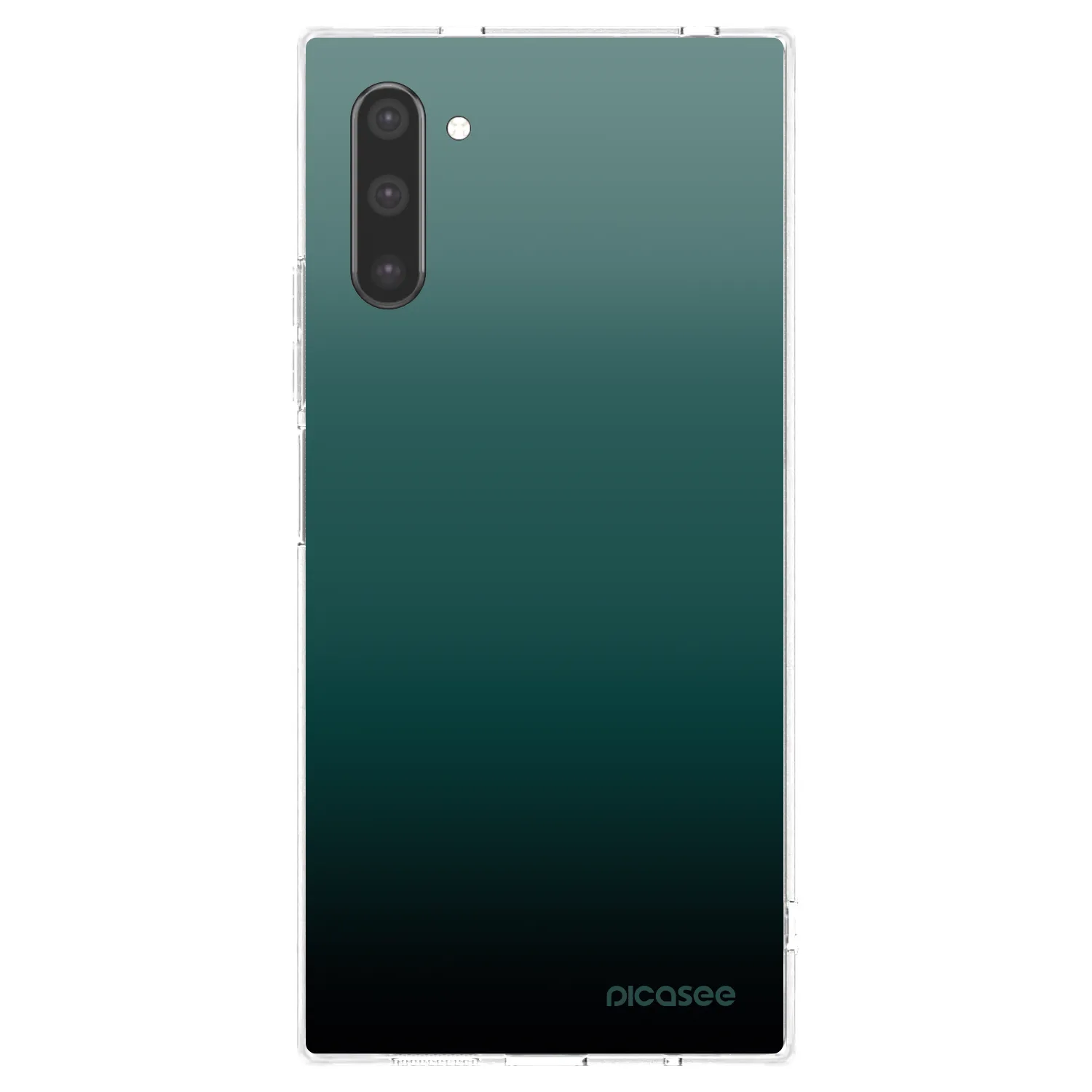 Picasee silikonowe przeźroczyste etui na Samsung Galaxy Note 10 N970F - Verdant Fade