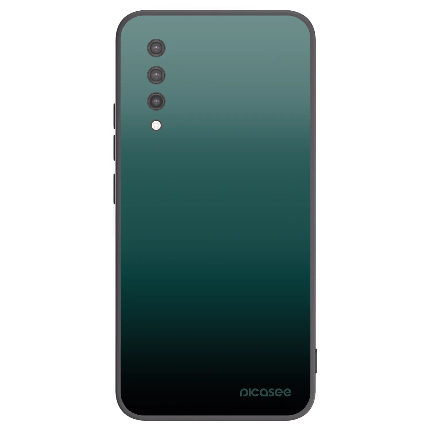 Picasee silikonowe czarne etui na Xiaomi Mi 9 Lite - Verdant Fade