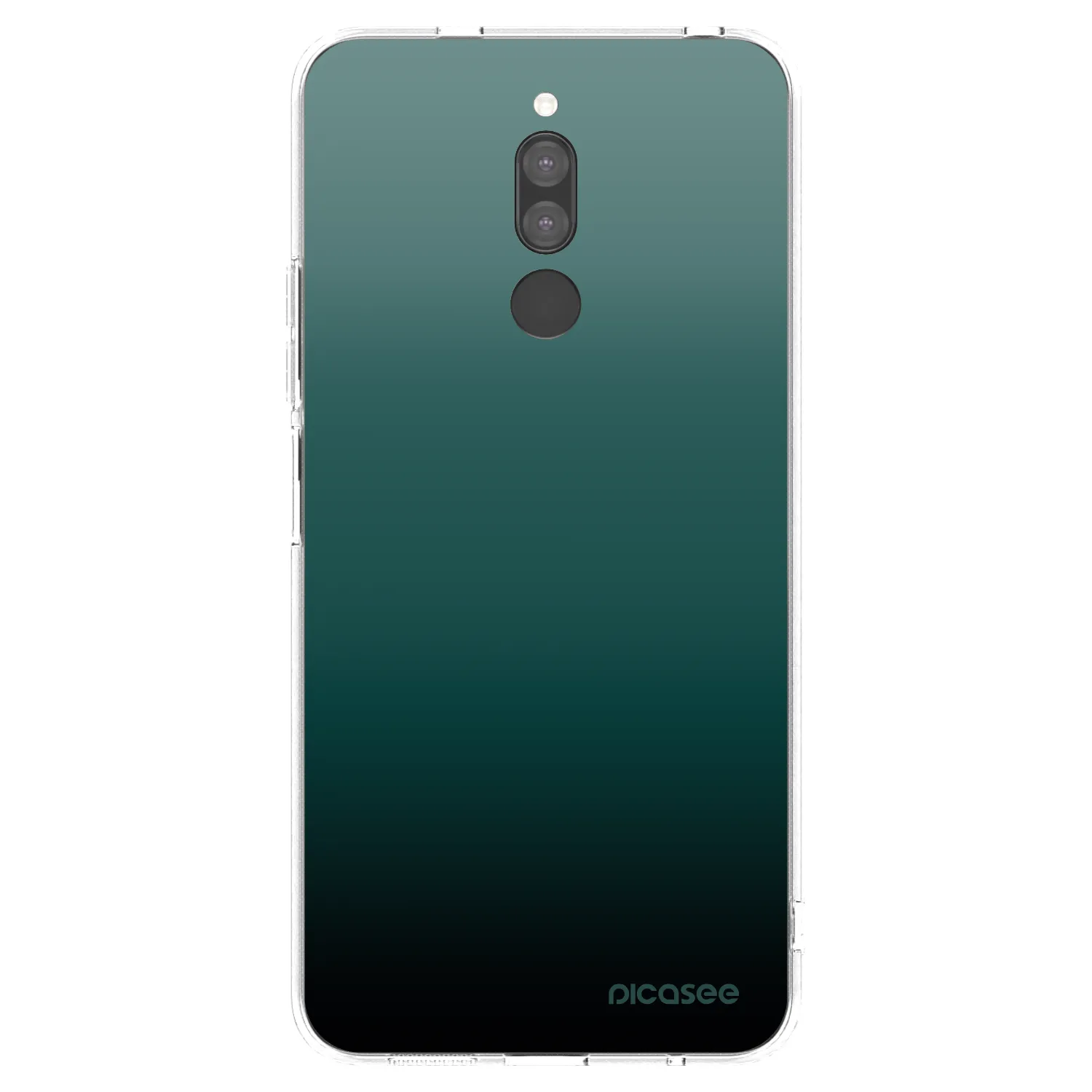 Picasee silikonowe przeźroczyste etui na Xiaomi Redmi 8 - Verdant Fade