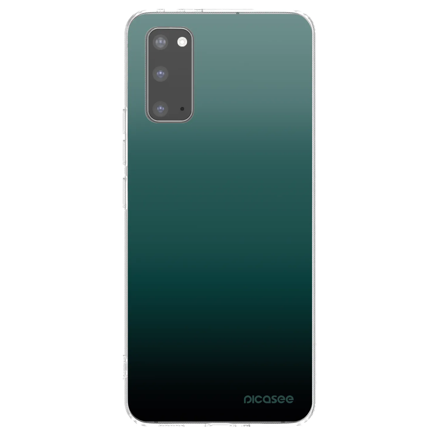 Picasee silikonowe przeźroczyste etui na Samsung Galaxy S20 G980F - Verdant Fade