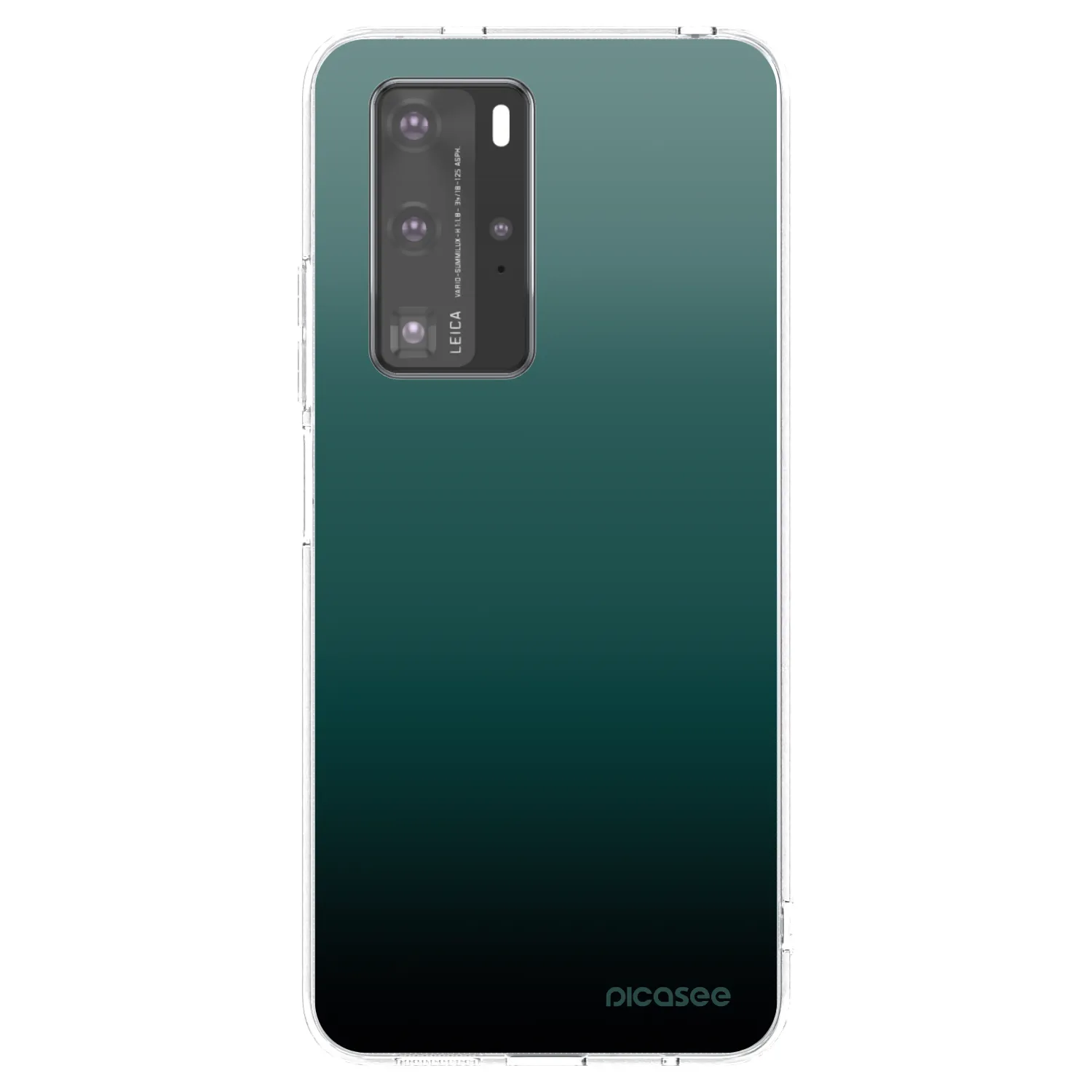 Picasee silikonowe przeźroczyste etui na Huawei P40 Pro - Verdant Fade