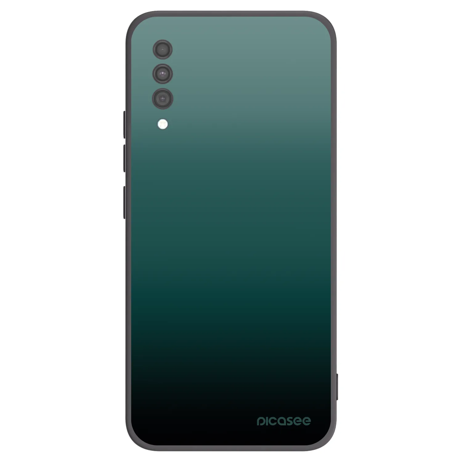 Picasee silikonowe czarne etui na Samsung Galaxy A30s A307F - Verdant Fade