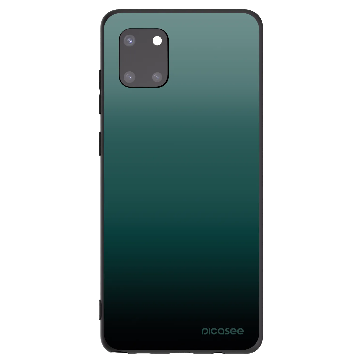 Picasee silikonowe czarne etui na Samsung Galaxy Note 10 Lite N770F - Verdant Fade