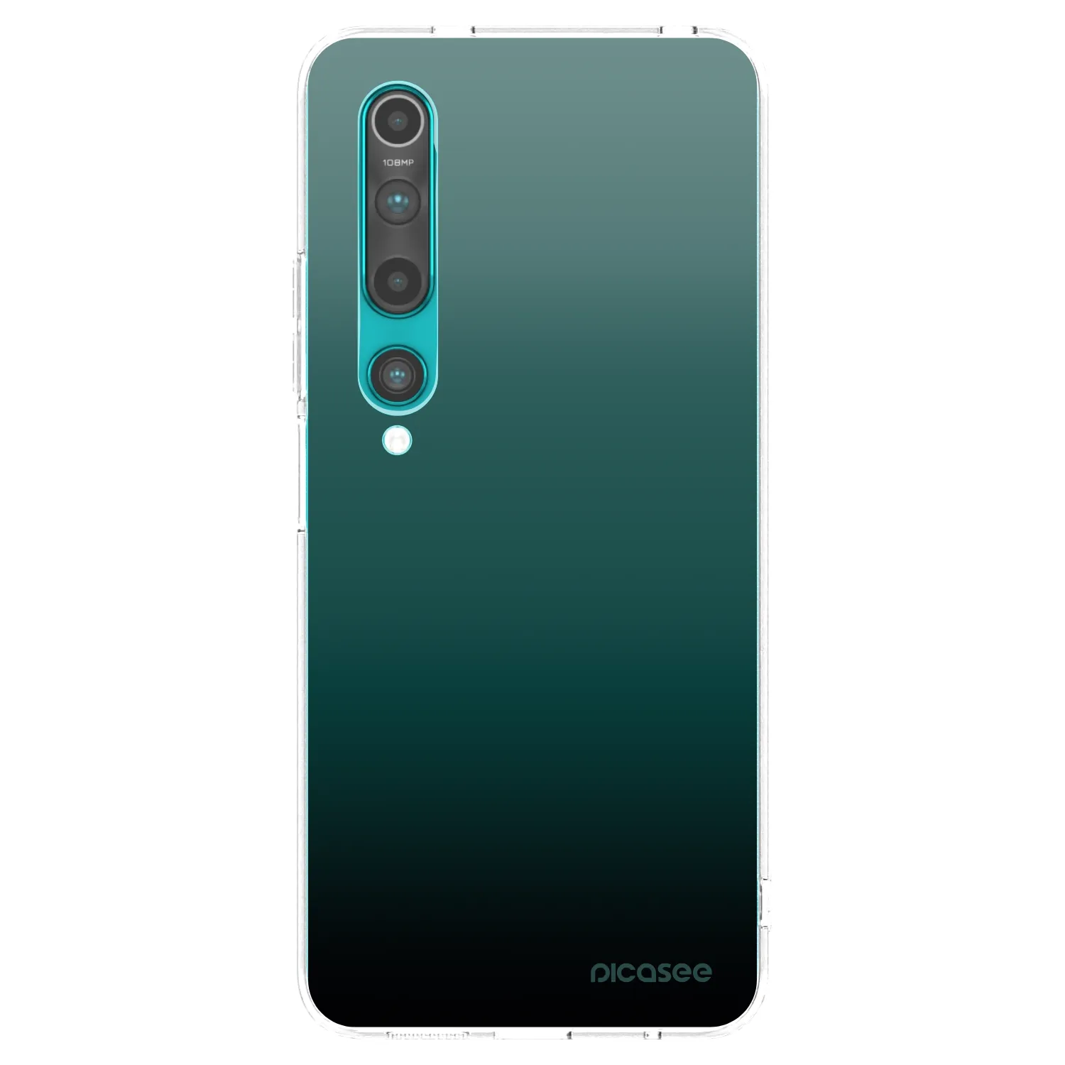 Picasee silikonowe przeźroczyste etui na Xiaomi Mi 10 - Verdant Fade